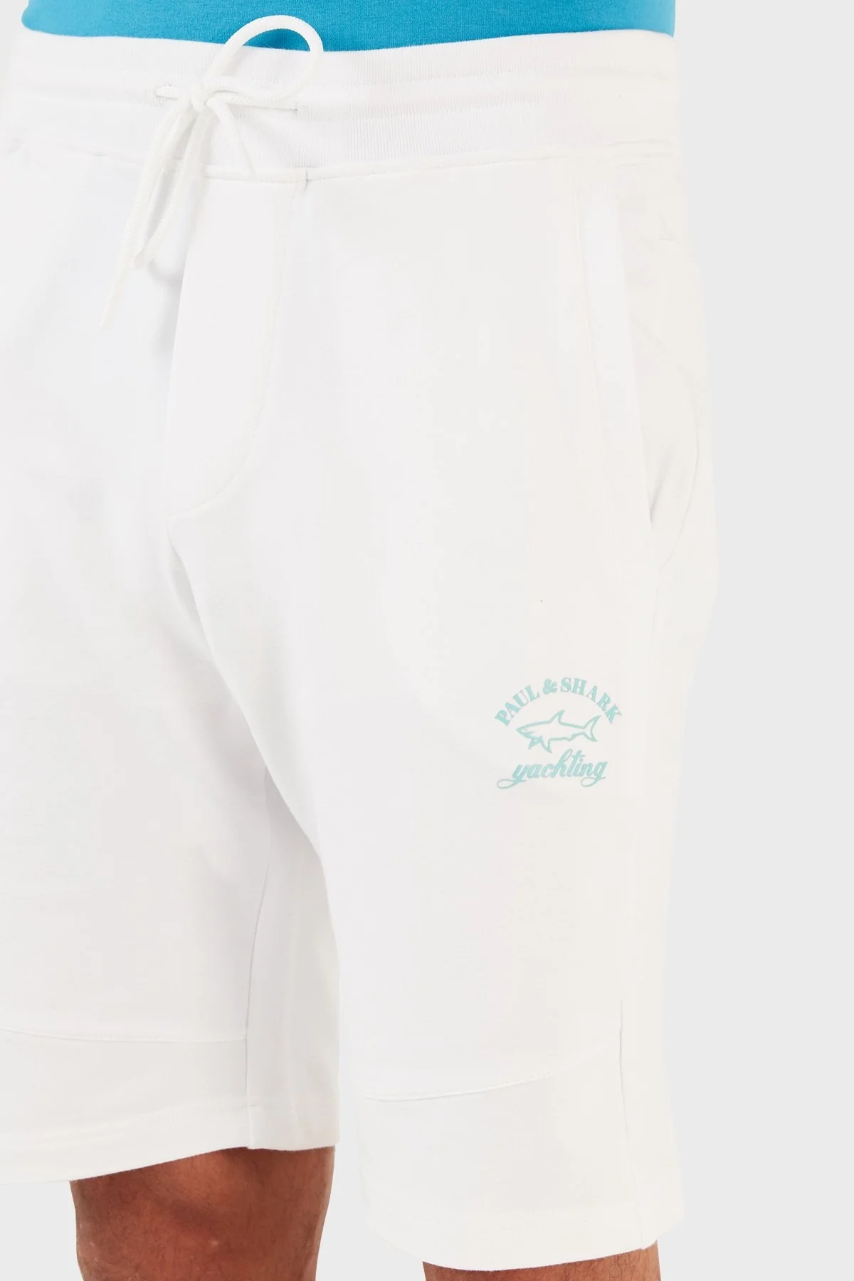 Paul & Shark Pamuklu Belden Bağlamalı Cepli Regular Fit Erkek Short 23411837 010 BEYAZ - 11