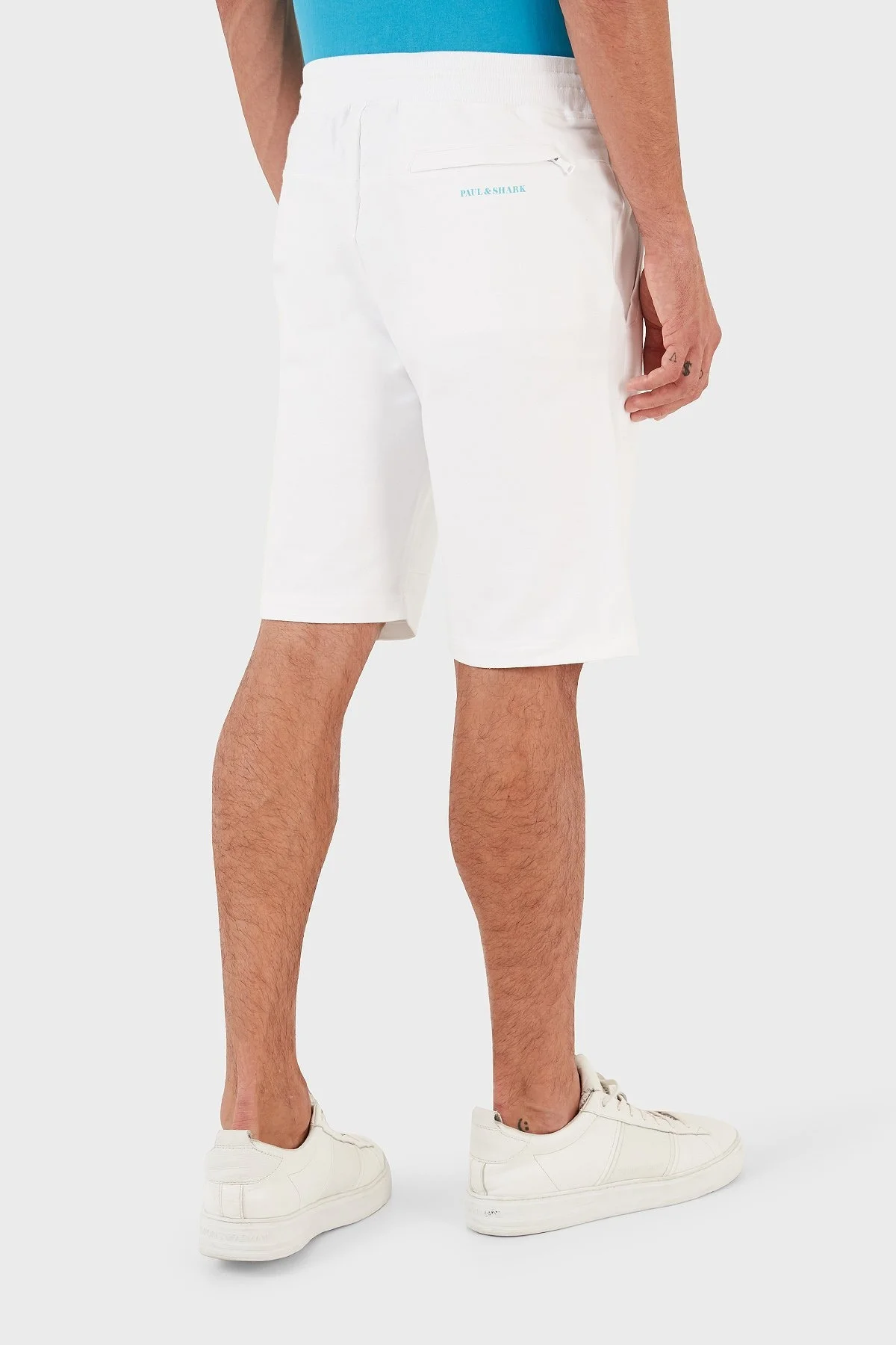 Paul & Shark Pamuklu Belden Bağlamalı Cepli Regular Fit Erkek Short 23411837 010 BEYAZ - 12