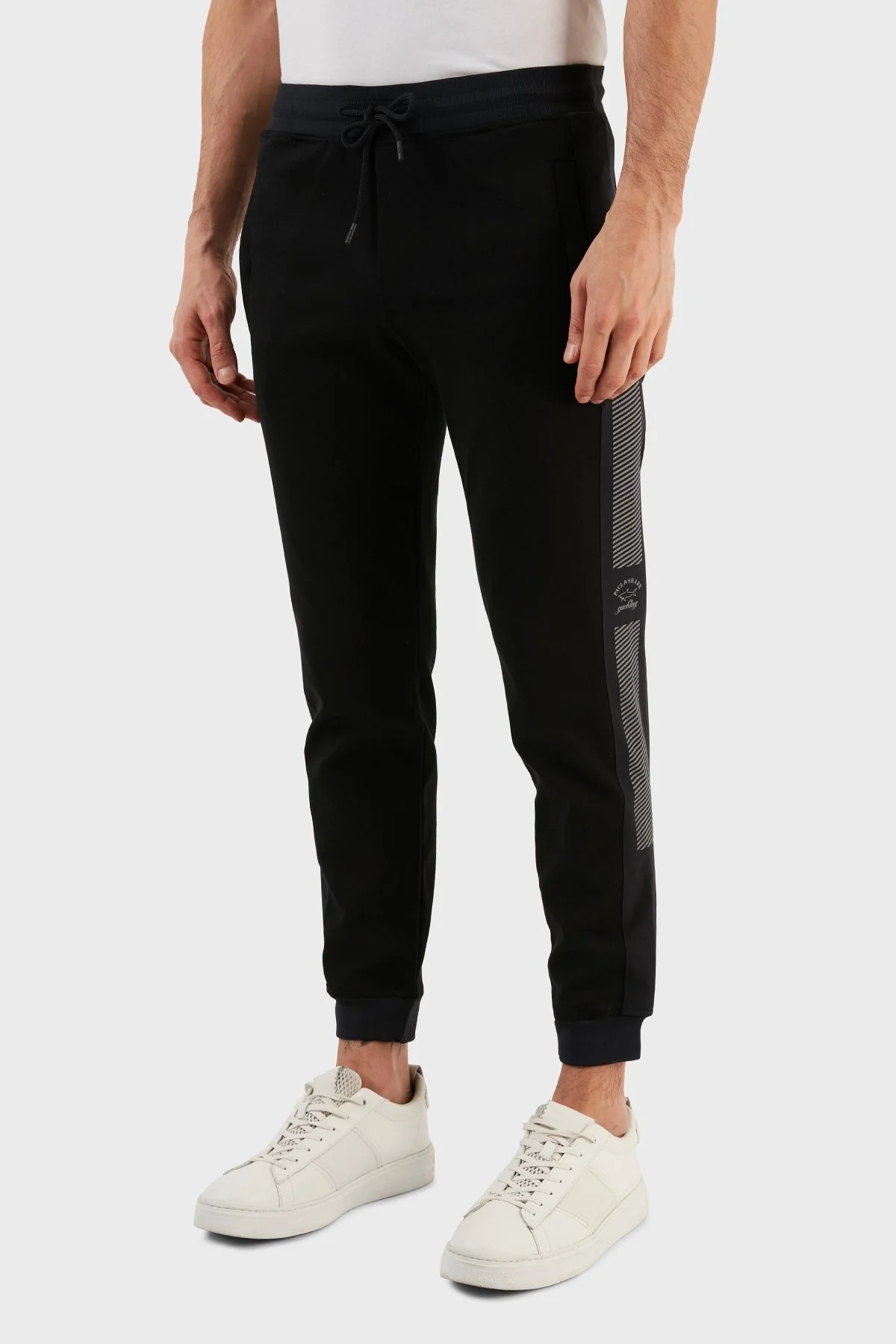 Paul & Shark Pamuklu Regular Fit Kapüşonlu Erkek Eşofman Takımı 12311519 011 SİYAH - 4