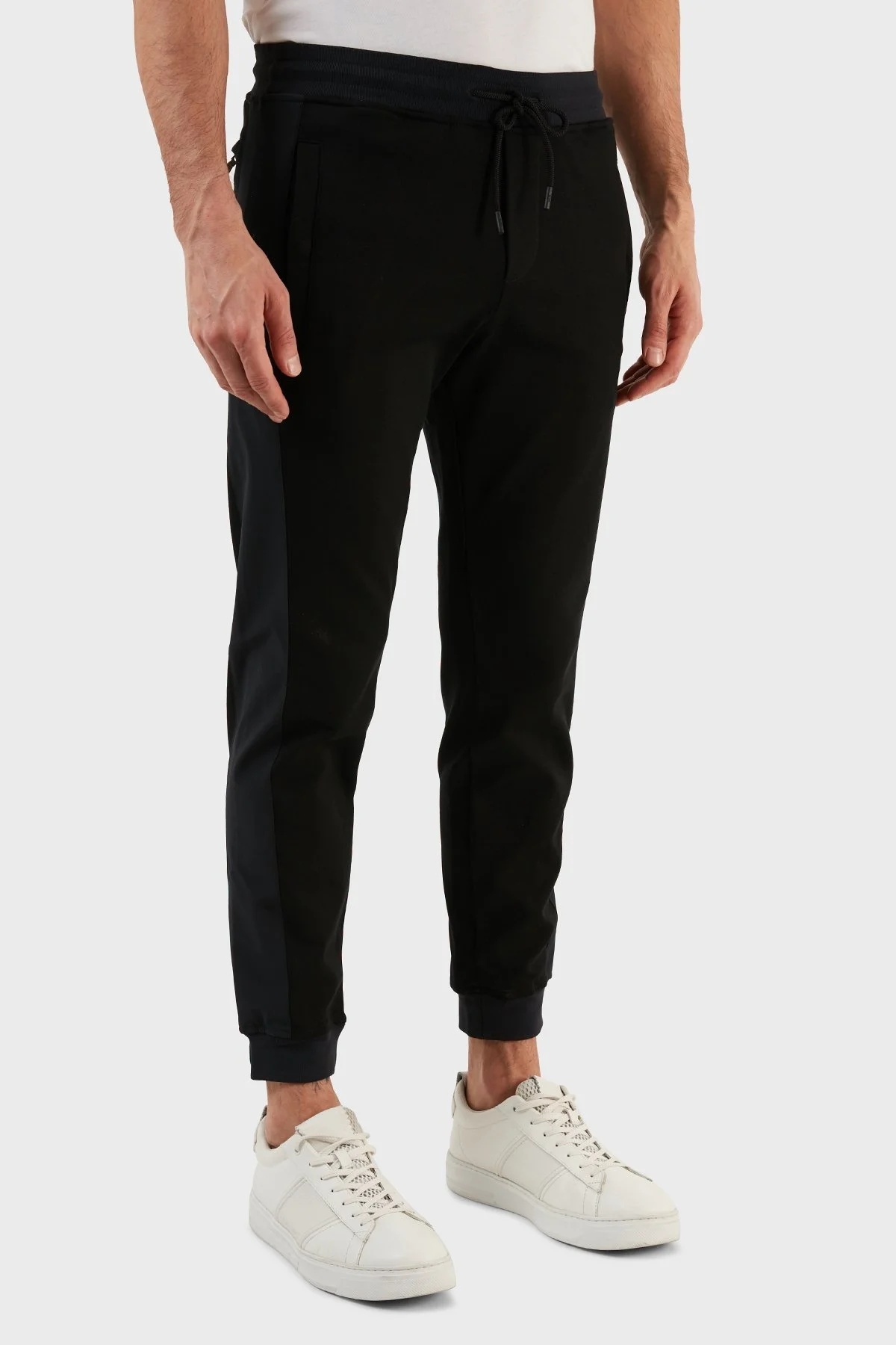 Paul & Shark Pamuklu Regular Fit Kapüşonlu Erkek Eşofman Takımı 12311519 011 SİYAH - 5