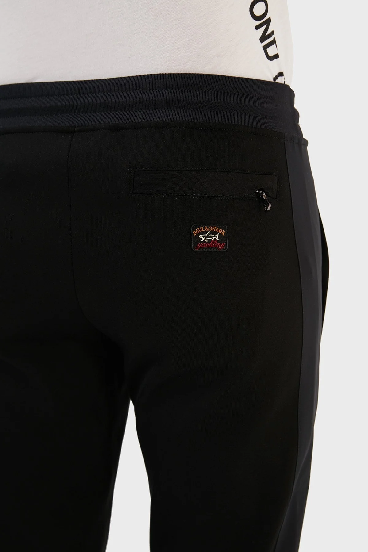 Paul & Shark Pamuklu Regular Fit Kapüşonlu Erkek Eşofman Takımı 12311519 011 SİYAH - 6