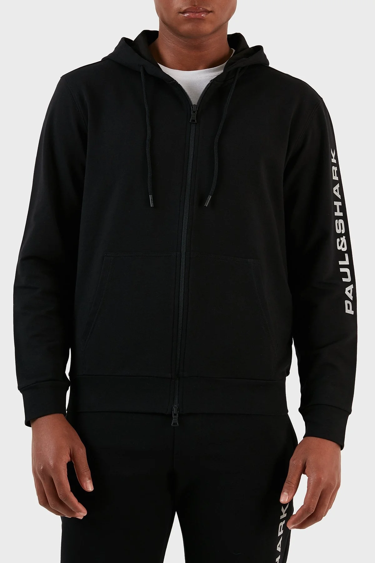 Paul & Shark Pamuklu Regular Fit Kapüşonlu Erkek Eşofman Takımı 12311528 011 SİYAH - 3