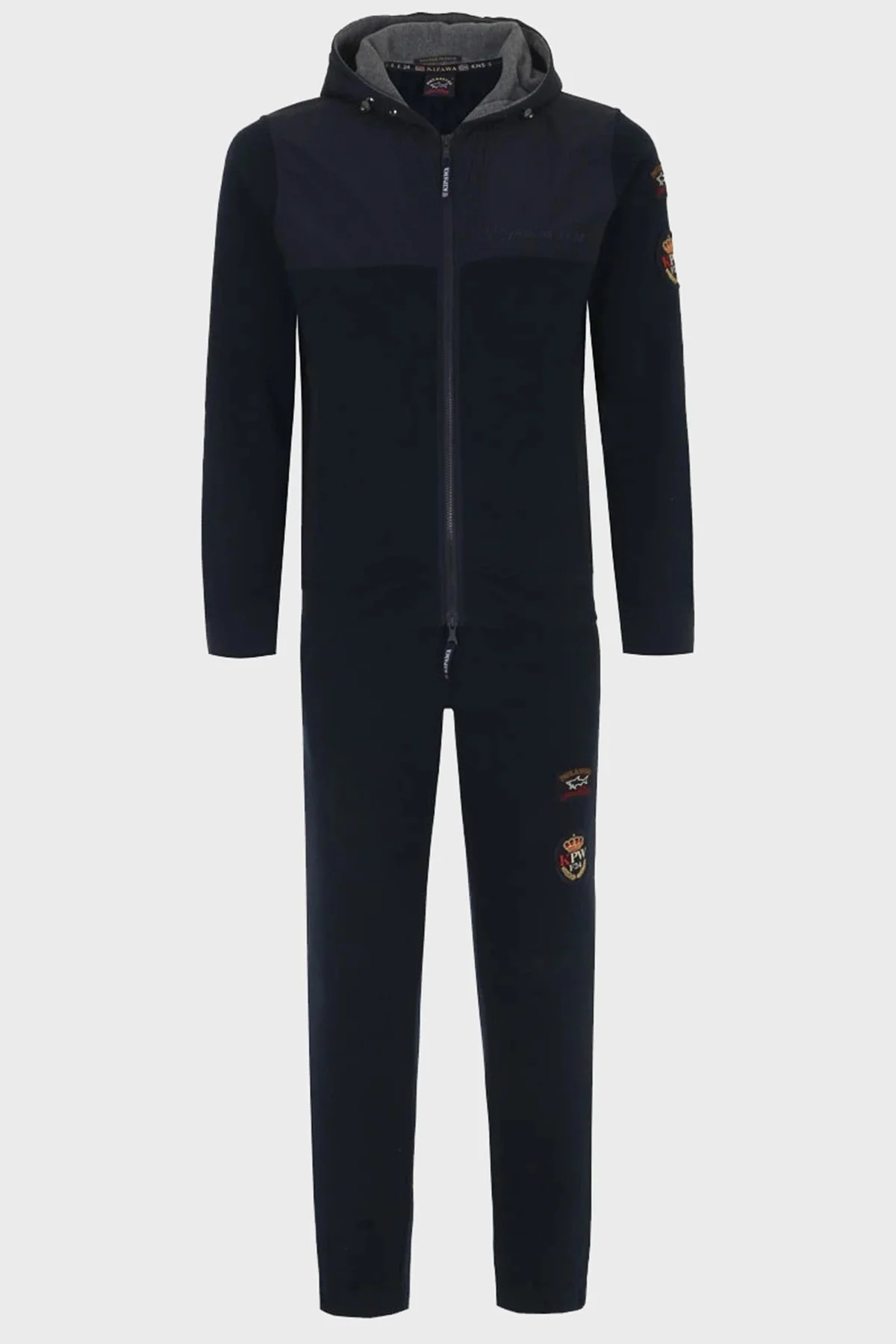 Paul & Shark Pamuklu Regular Fit Kapüşonlu Erkek Eşofman Takımı 12311530 013 LACİVERT - 6