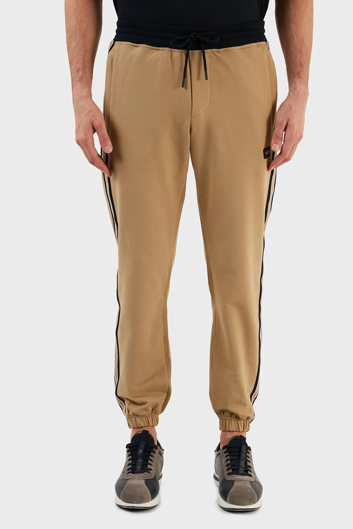 Paul & Shark Pamuklu Regular Fit Kolej Yaka Erkek Eşofman Takımı 12311526 551 BEJ - 4