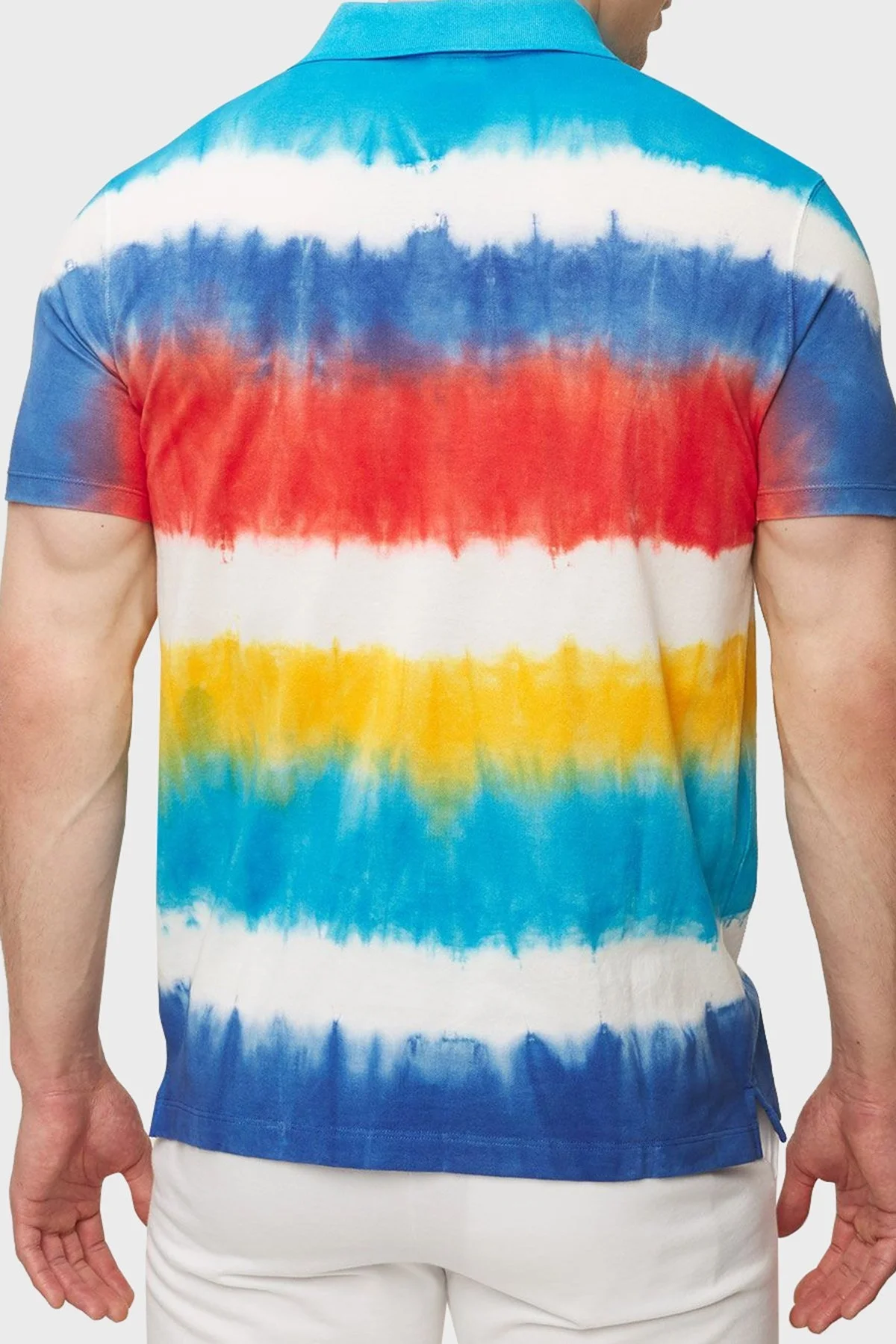 Paul & Shark Renk Bloklu % 100 Pamuk Regular Fit Erkek Polo Yaka T Shirt 23411225 225 MAVİ - 8