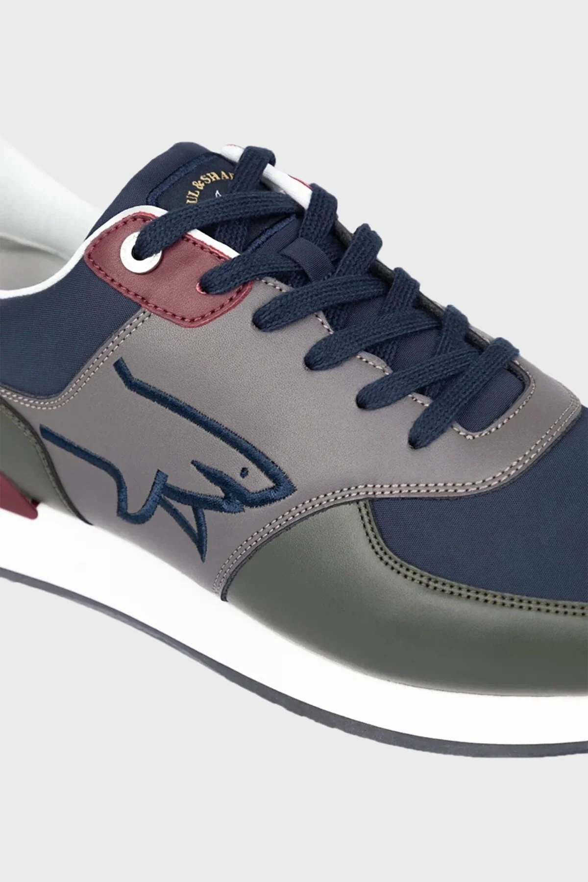 Paul & Shark Sneaker Erkek Ayakkabı 12318010 089 LACİVERT-HAKİ - 5