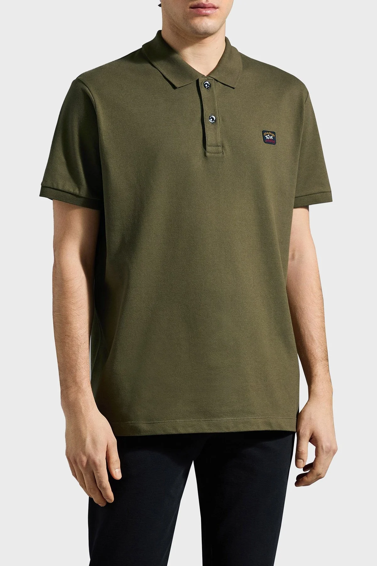 Paul & Shark T Shirt Erkek Polo C0P1070 132 HAKİ - 1