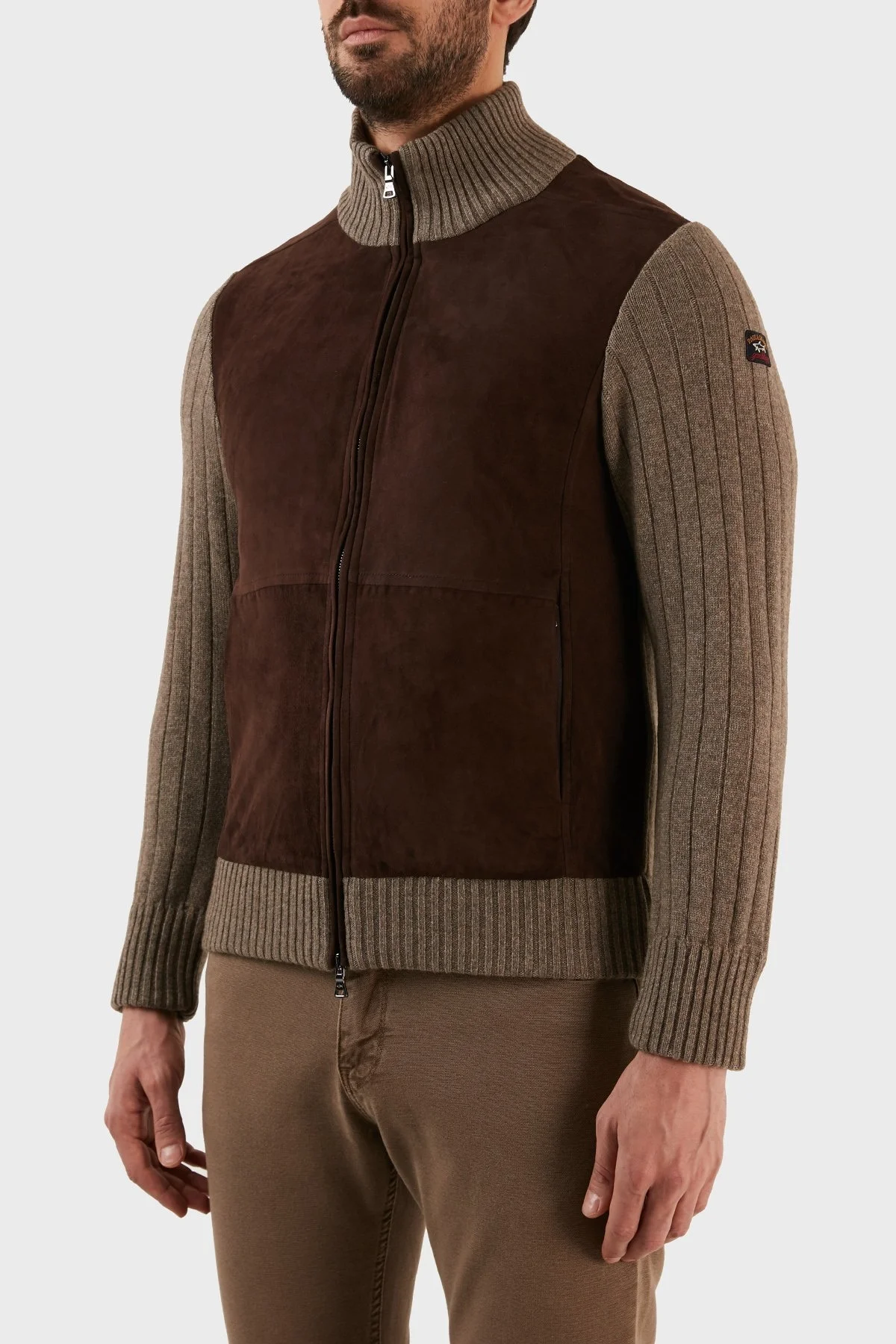 Paul & Shark Yün ve Kaşmir Karışımlı Regular Fit Dik Yaka Erkek Hırka 12311253 120 CAMEL - 2