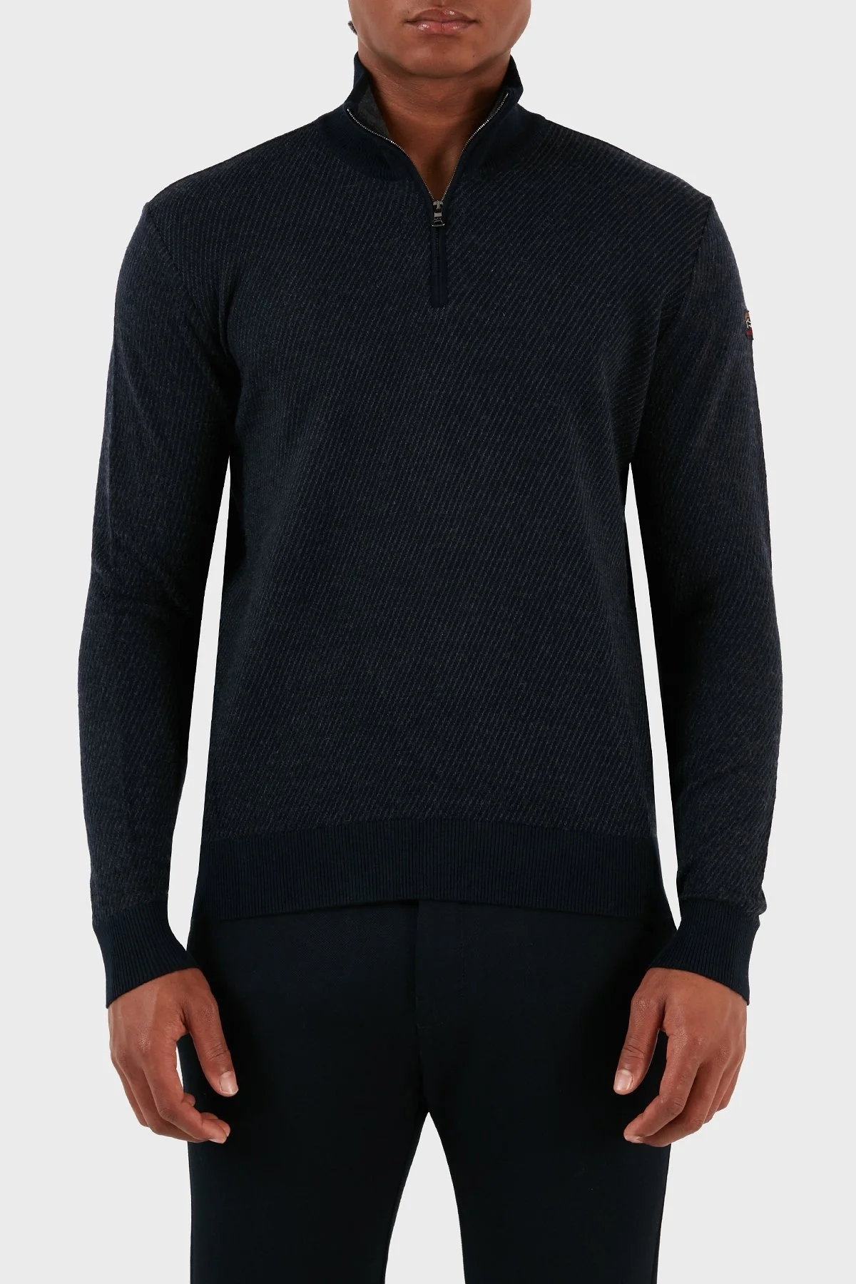 Paul & Shark Yün ve Kaşmir Karışımlı Regular Fit Erkek Kazak 12311108 318 ANTRASİT - 1