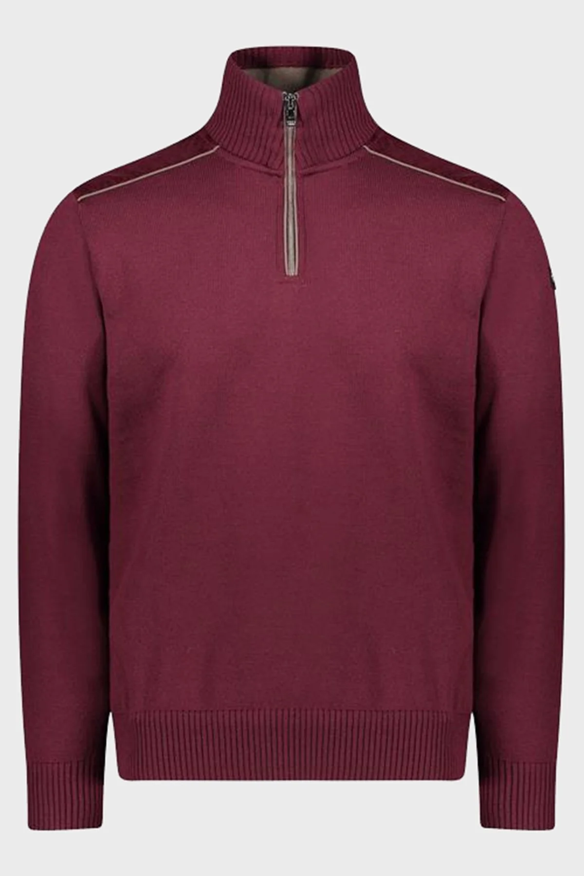 Paul & Shark Yünlü Regular Fit Dik Yaka Erkek Kazak 12311130 411 BORDO - 8