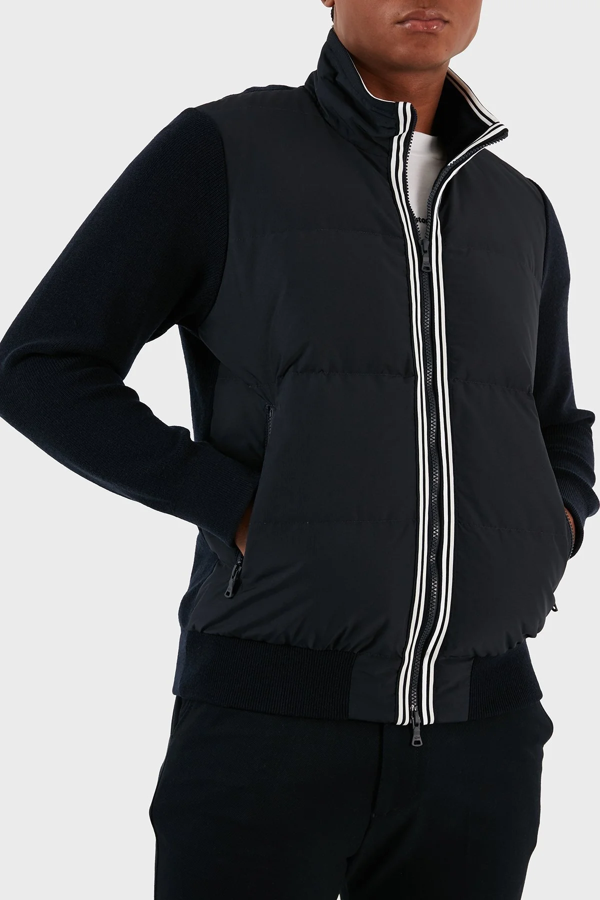 Paul & Shark Yünlü Regular Fit Dik Yaka Erkek Mont 12311218 050 LACİVERT - 3