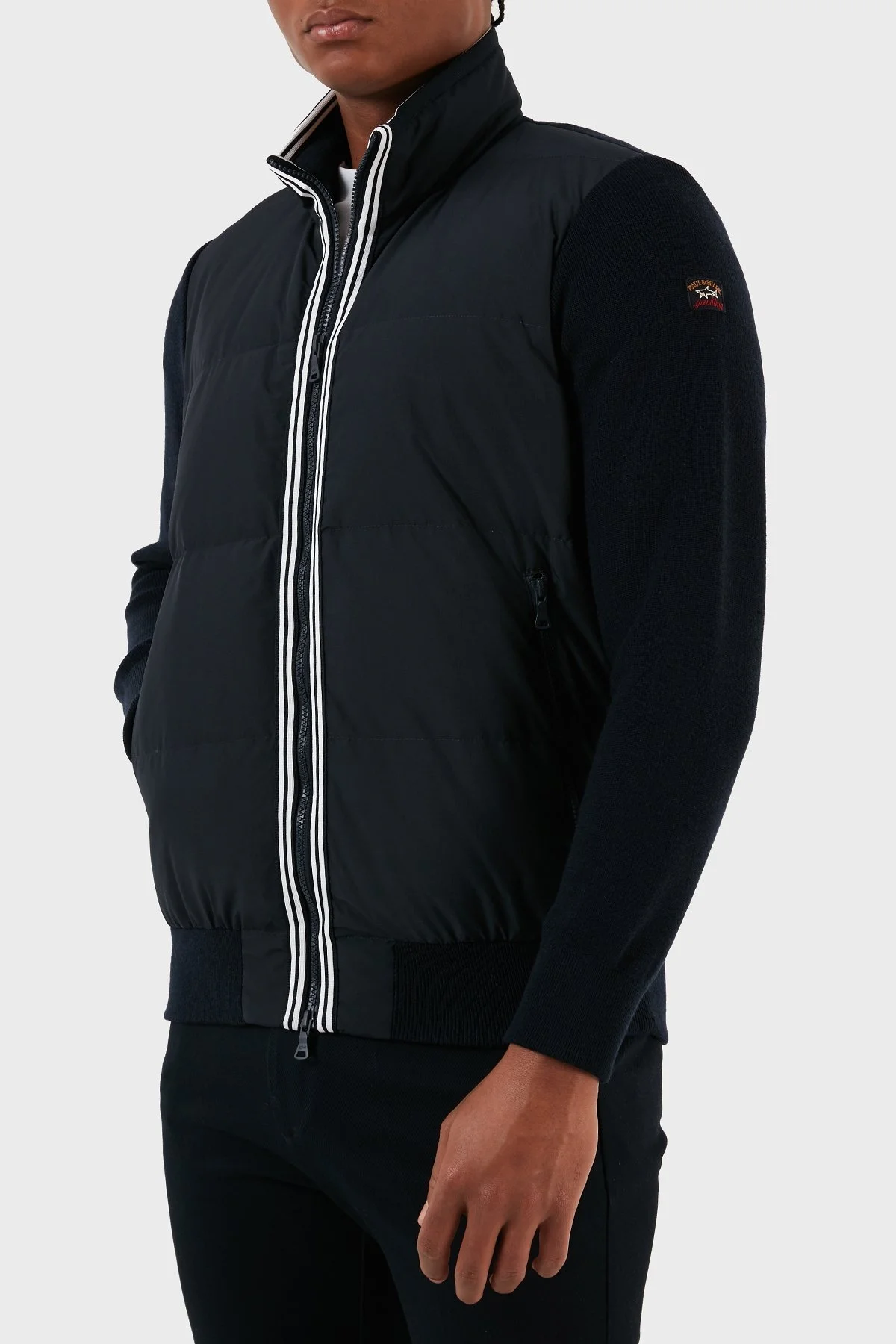 Paul & Shark Yünlü Regular Fit Dik Yaka Erkek Mont 12311218 050 LACİVERT - 4