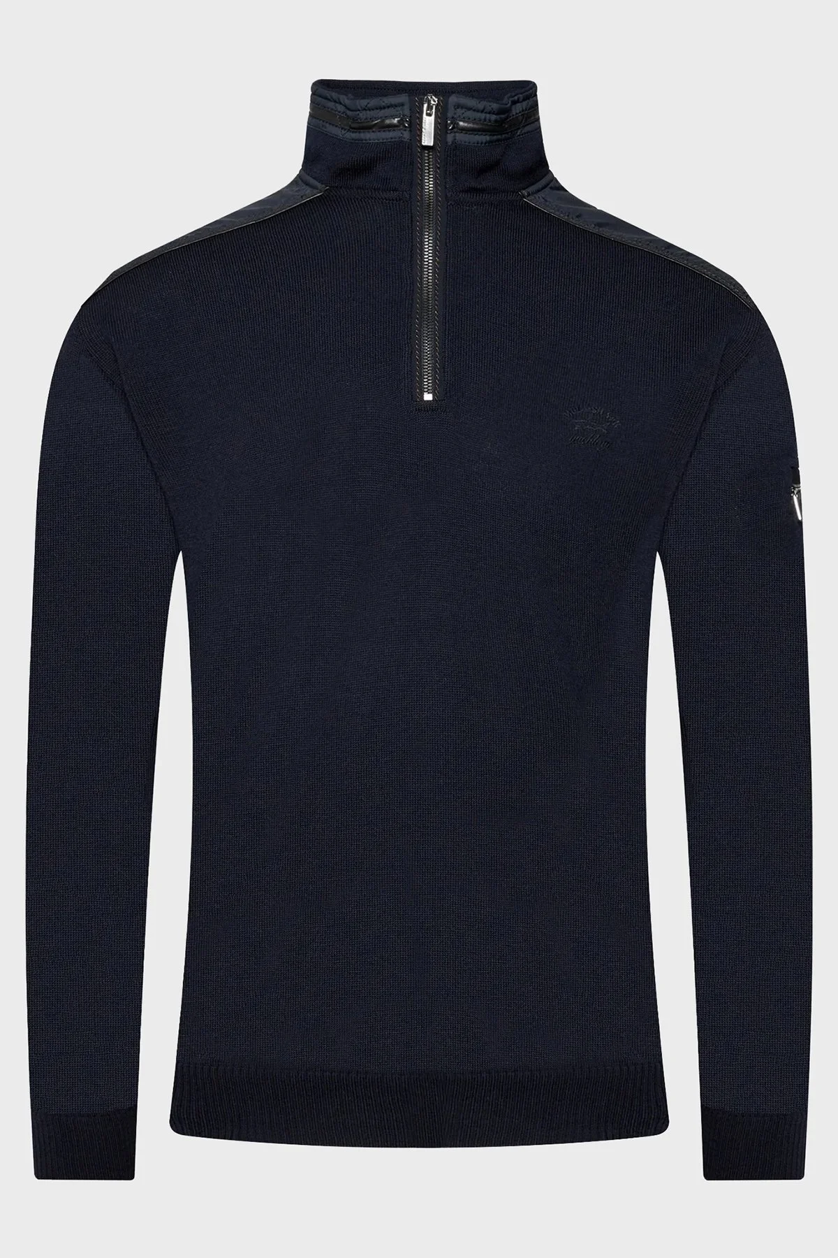 Paul & Shark Yünlü Regular Fit Yarım Fermuarlı Dik Yaka Erkek Sweat 11311102 050 LACİVERT - 5