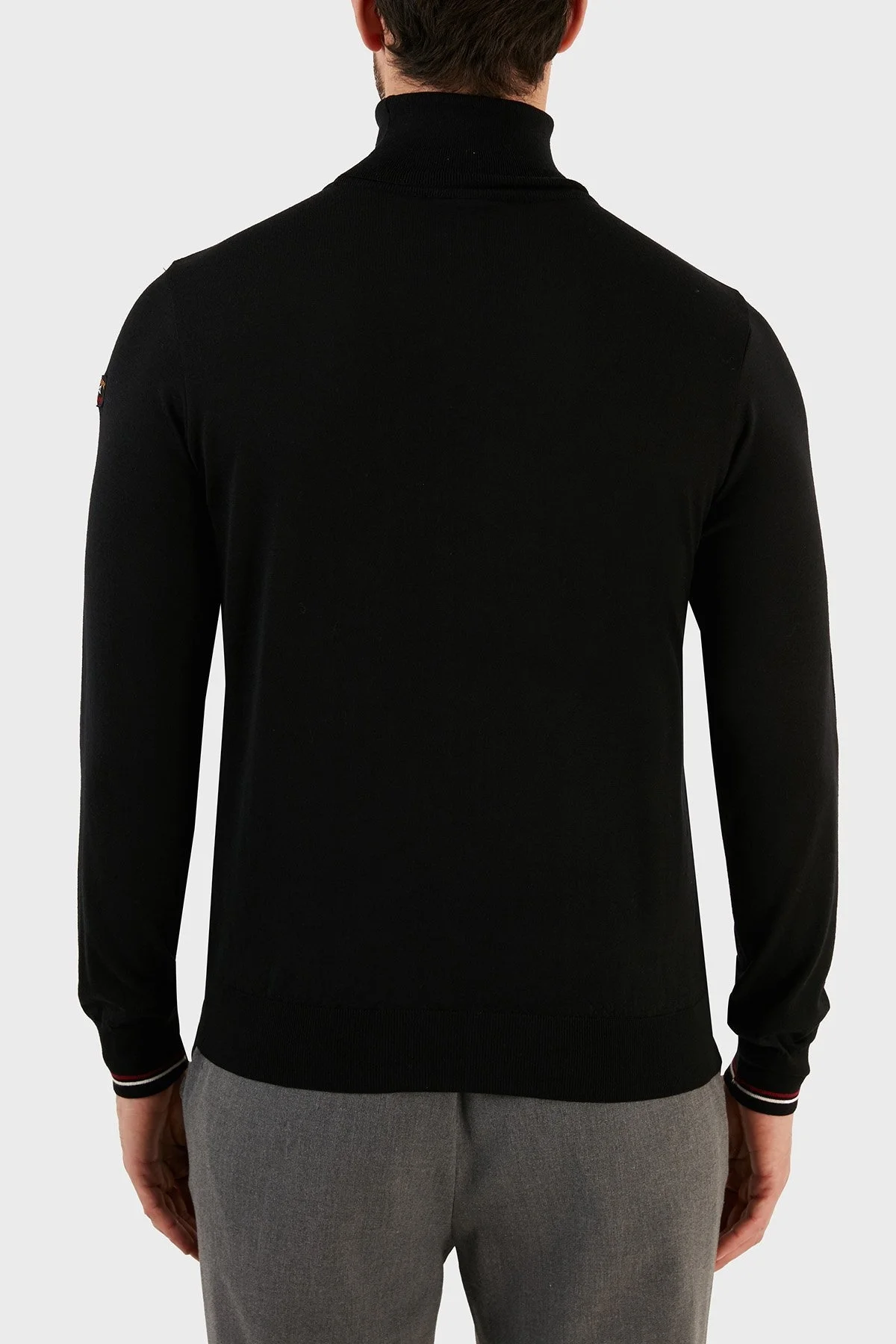 Paul & Shark Yünlü Relaxed Fit Balıkçı Yaka Erkek Kazak 12311302 011 SİYAH - 6