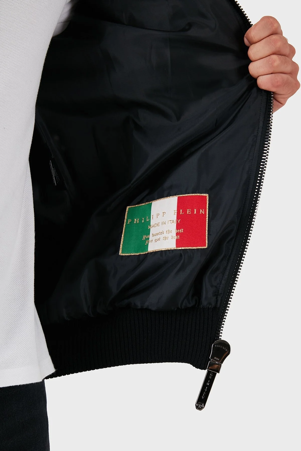 Philipp Plein Kapüşonlu Fermuarlı Erkek Sweat HM211410 02 SİYAH - 5