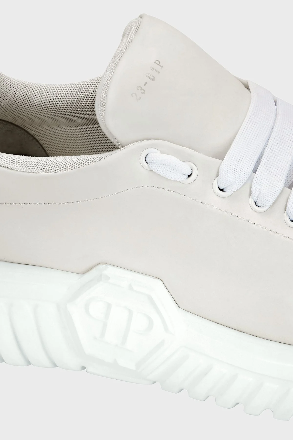 Philipp Plein Logolu Kalın Tabanlı Sneaker Erkek Ayakkabı SACS USC0413 PLE008N 01 BEYAZ - 3