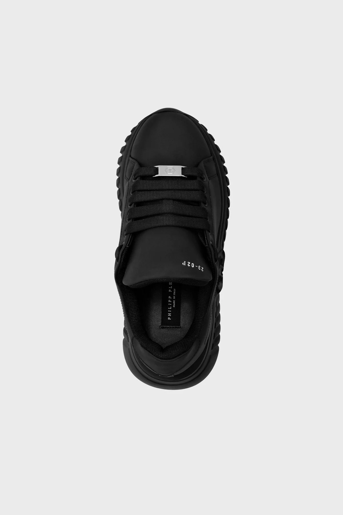 Philipp Plein Logolu Kalın Tabanlı Sneaker Erkek Ayakkabı SACS USC0413 PLE008N 02 SİYAH - 3