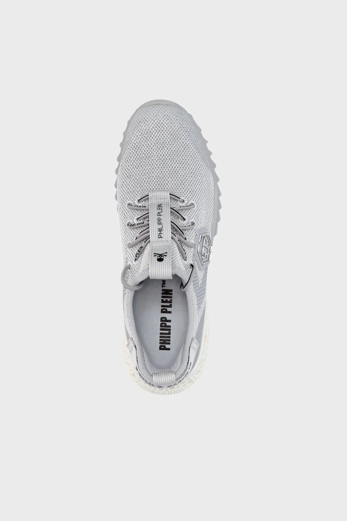 Philipp Plein Logolu Sneaker Erkek Ayakkabı PABS USC0137 PTE003N 10 GRİ - 2