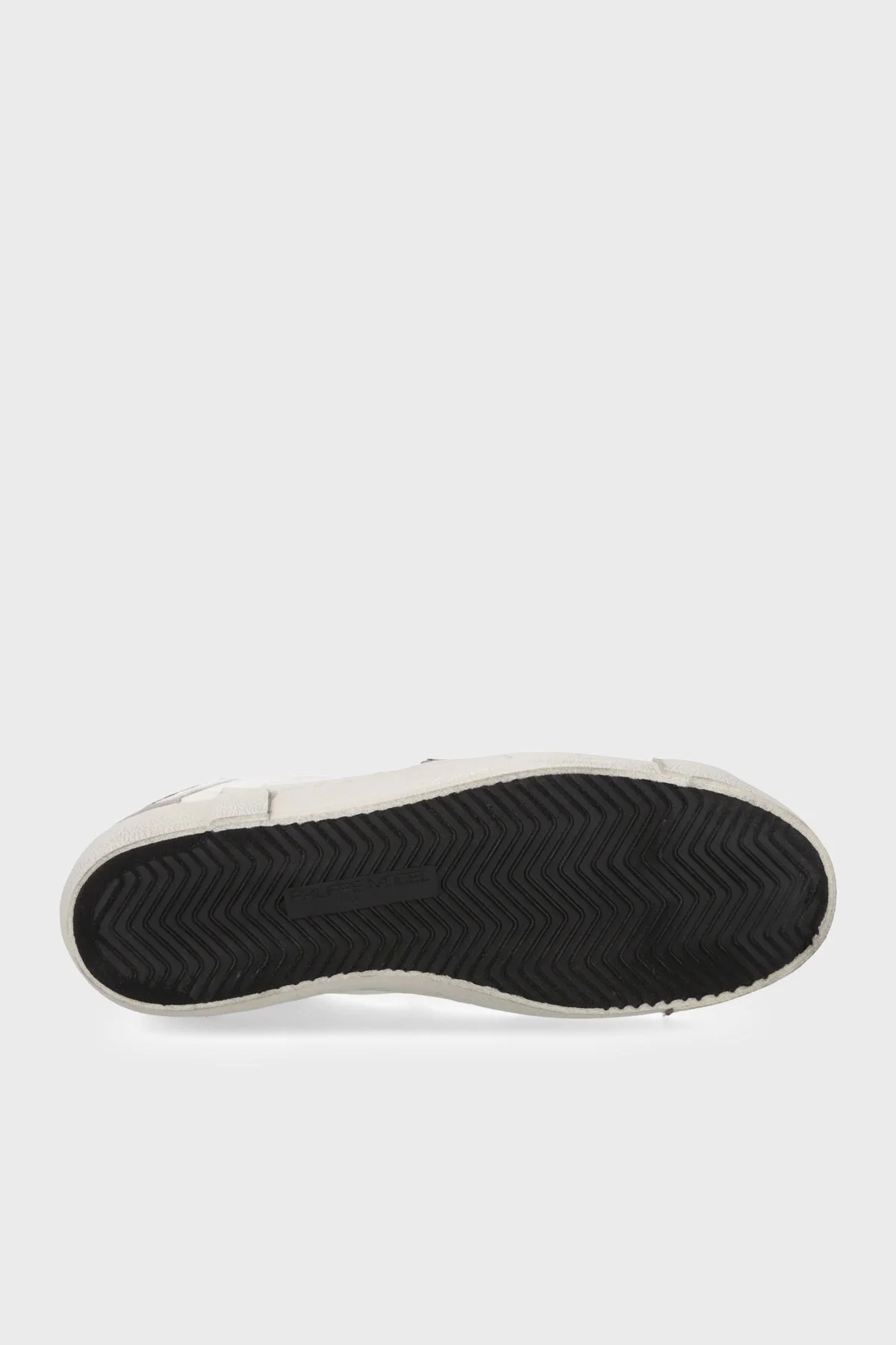 Philippe Model Deri Logolu Sneaker Erkek Ayakkabı PRLUWX55 Beyaz-siyah - 5
