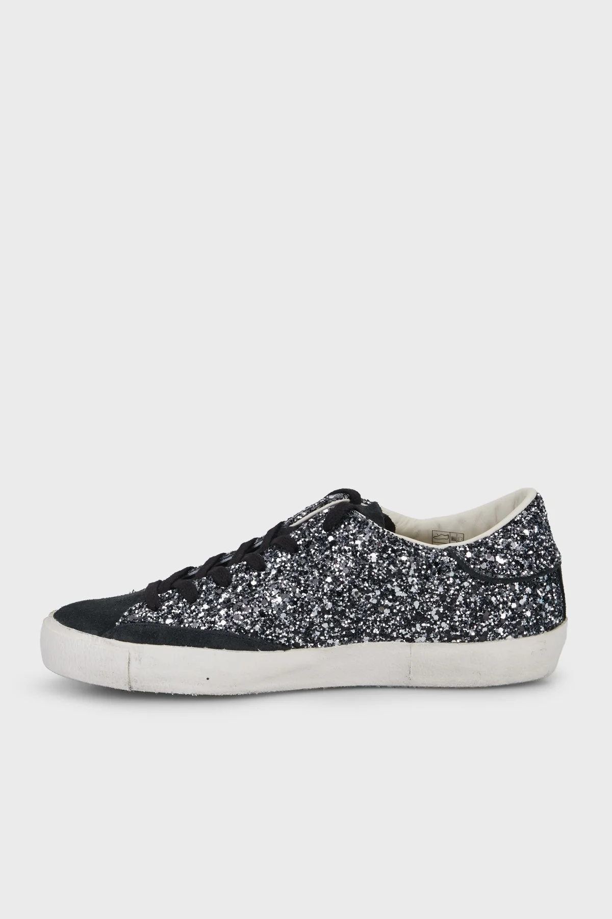 Philippe Model Logolu Simli Sneaker Kadın Ayakkabı PRLDGG11 Siyah - 2