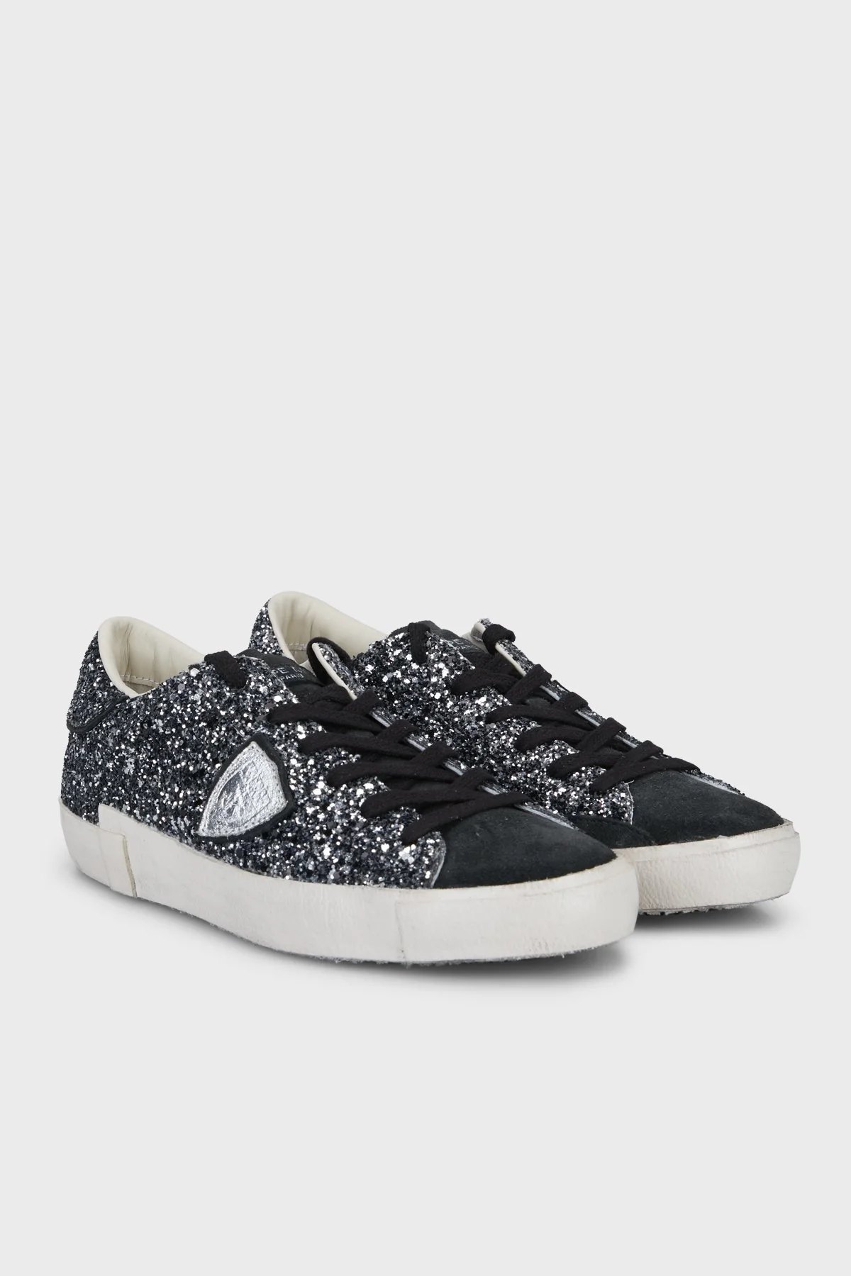 Philippe Model Logolu Simli Sneaker Kadın Ayakkabı PRLDGG11 Siyah - 3