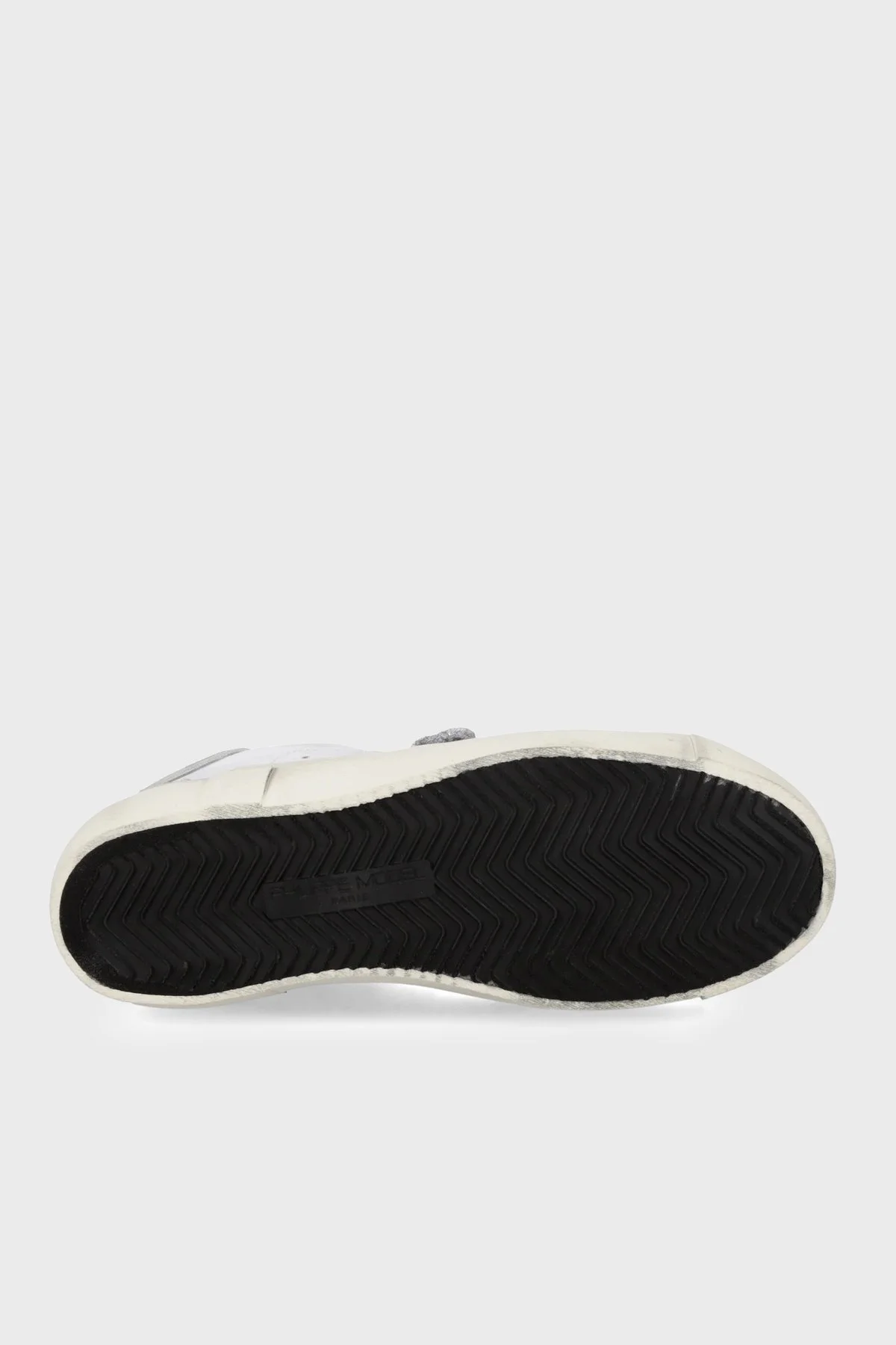 Philippe Model Simli Bağcıklı Deri Sneaker Kadın Ayakkabı PRLDVXA2 Beyaz-leopar - 5