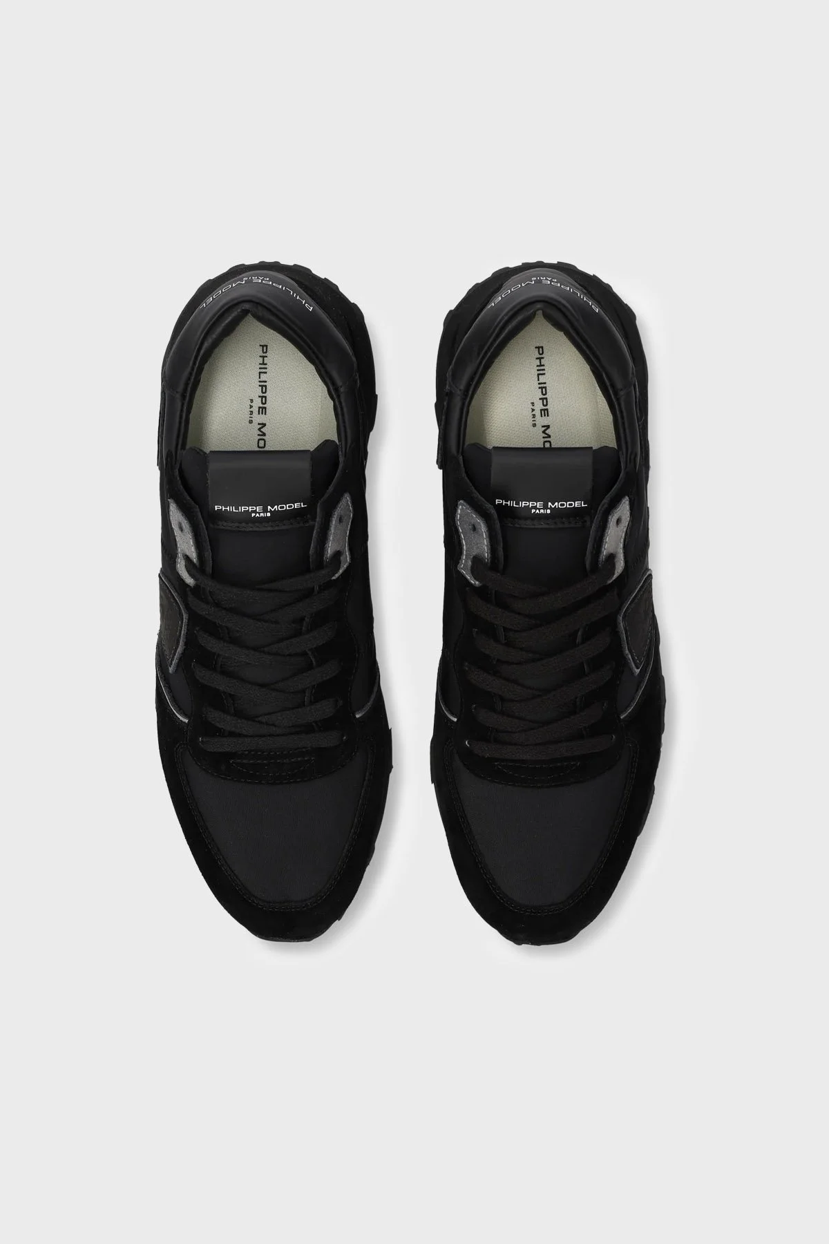 Philippe Model Süet Detaylı Sneaker Erkek Ayakkabı TKLUN001 Siyah - 4