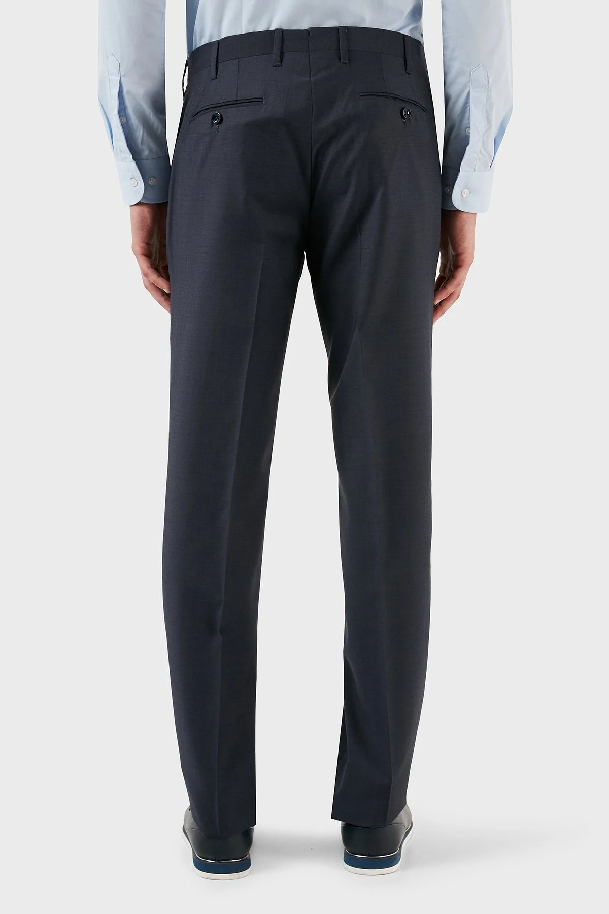 Pienza Yünlü Klasik Kumaş Erkek Pantolon ZOX2281502C68 LACİVERT - 9