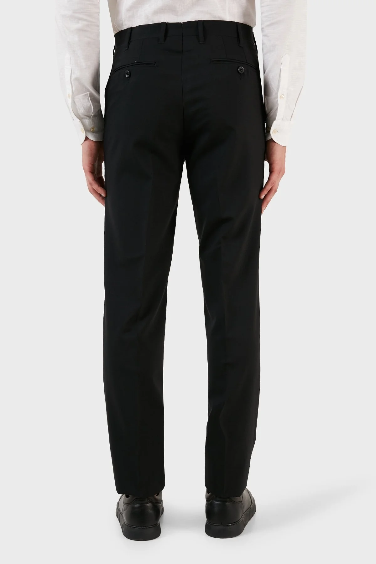 Pienza Yünlü Klasik Kumaş Erkek Pantolon ZOX2281503C99 SİYAH - 10