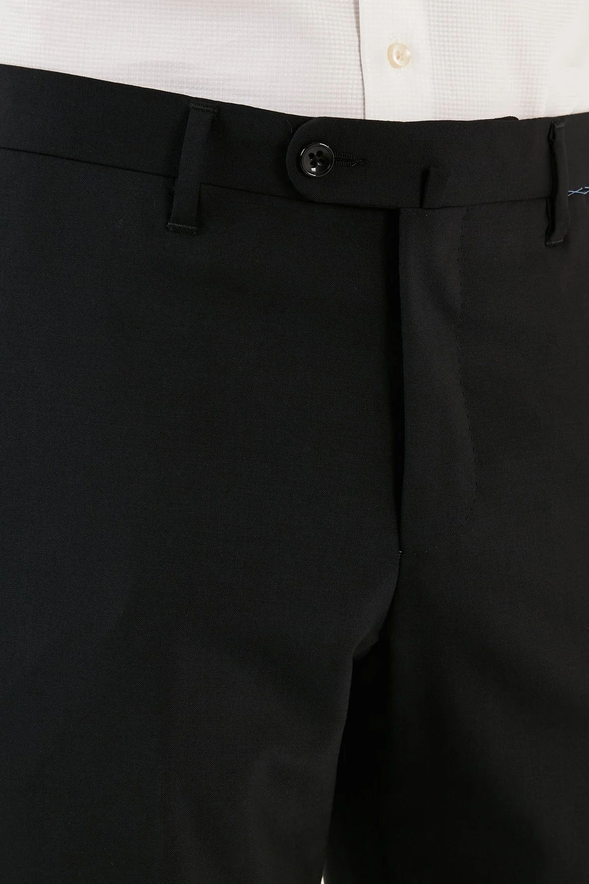 Pienza Yünlü Klasik Kumaş Erkek Pantolon ZOX2281503C99 SİYAH - 11