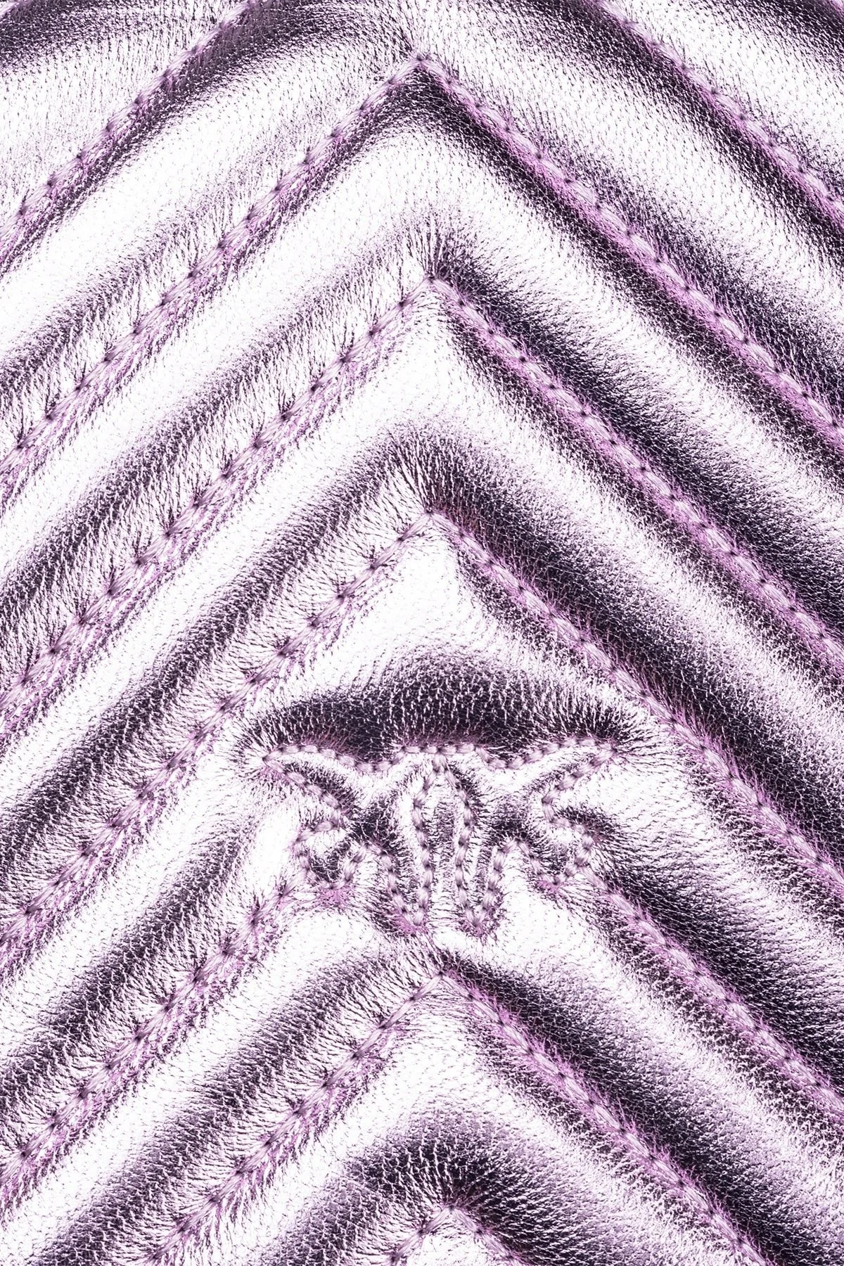 Pinko Ayarlanabilir Zincir Askılı Deri Bayan Çanta 100067 A1JE WWGB MOR - 5