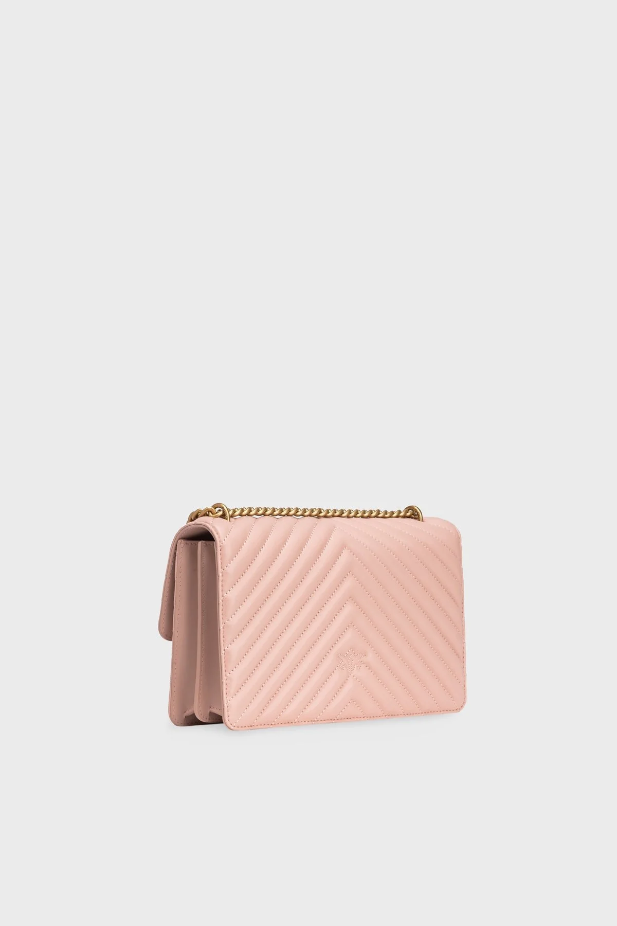 Pinko Ayarlanabilir Zincir Askılı Hakiki Deri Bayan Çanta 100941 A0GK O81Q PUDRA - 2