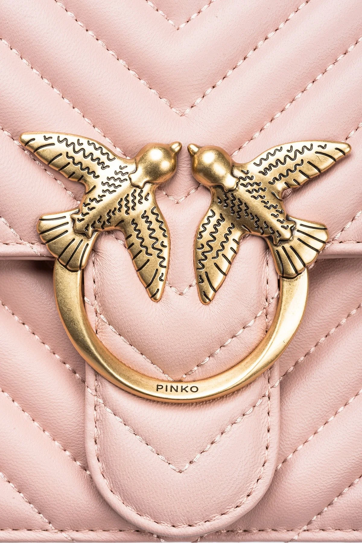 Pinko Ayarlanabilir Zincir Askılı Hakiki Deri Bayan Çanta 100941 A0GK O81Q PUDRA - 6