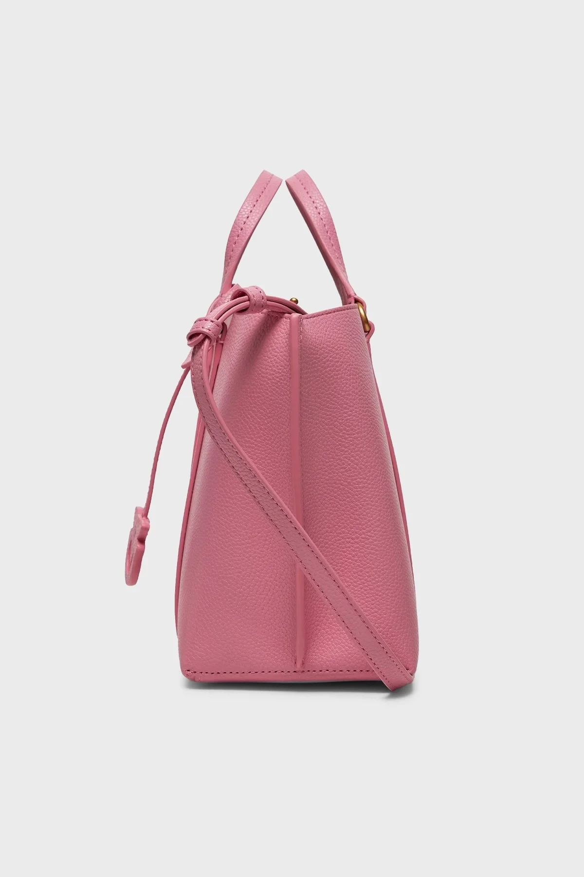Pinko Çıkarılabilir ve Ayarlanabilir Omuz Askılı Hakiki Deri Bayan Çanta 102833 A1LF P31Q PEMBE - 3