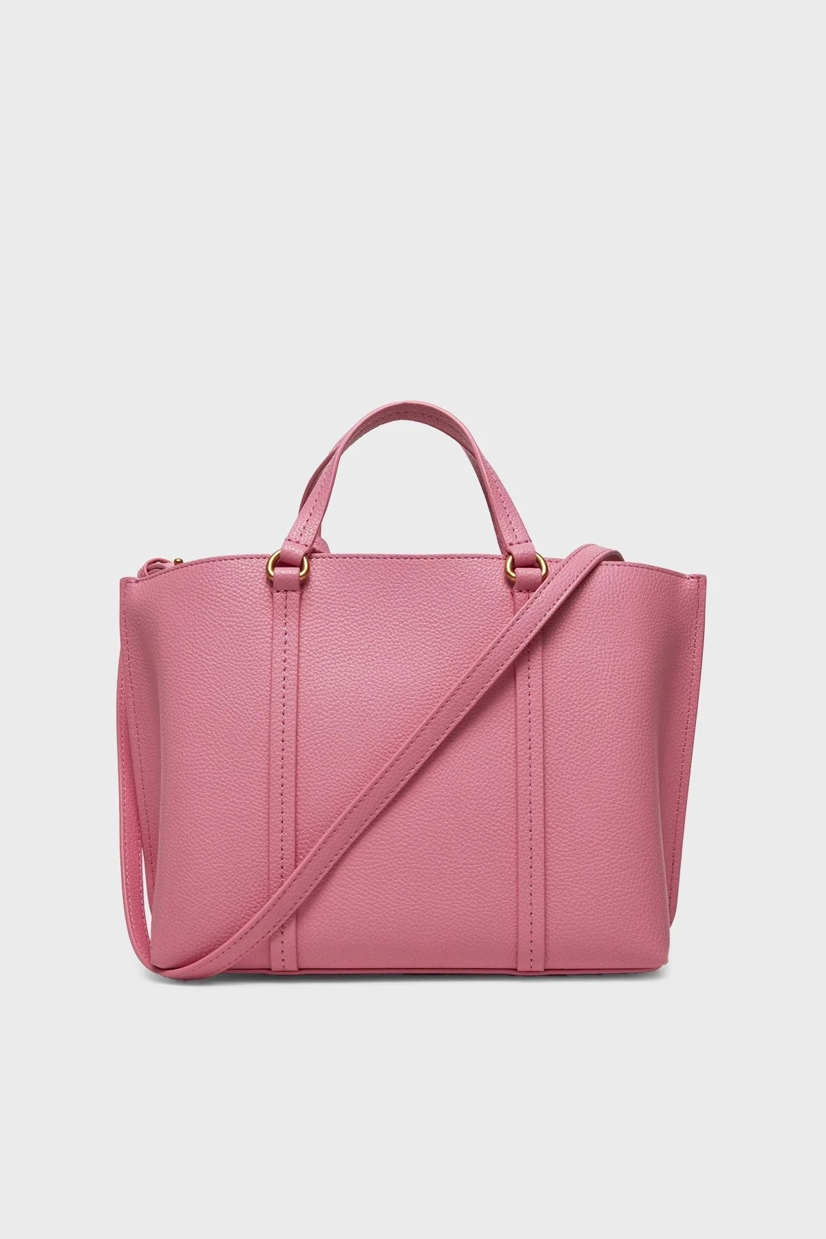 Pinko Çıkarılabilir ve Ayarlanabilir Omuz Askılı Hakiki Deri Bayan Çanta 102833 A1LF P31Q PEMBE - 4