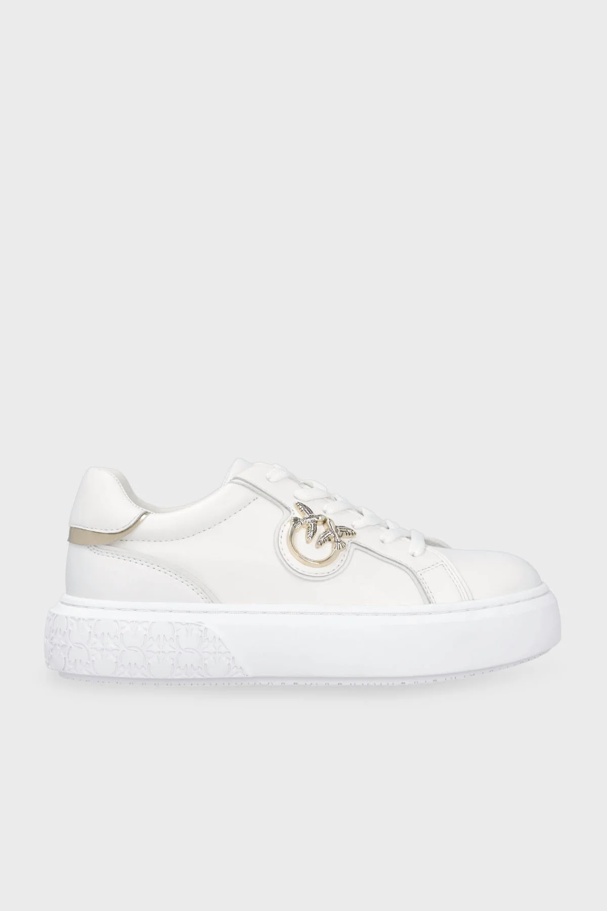 Pinko Hakiki Deri Sneaker Bayan Ayakkabı SS0003 P014 ZIA BEYAZ - 9