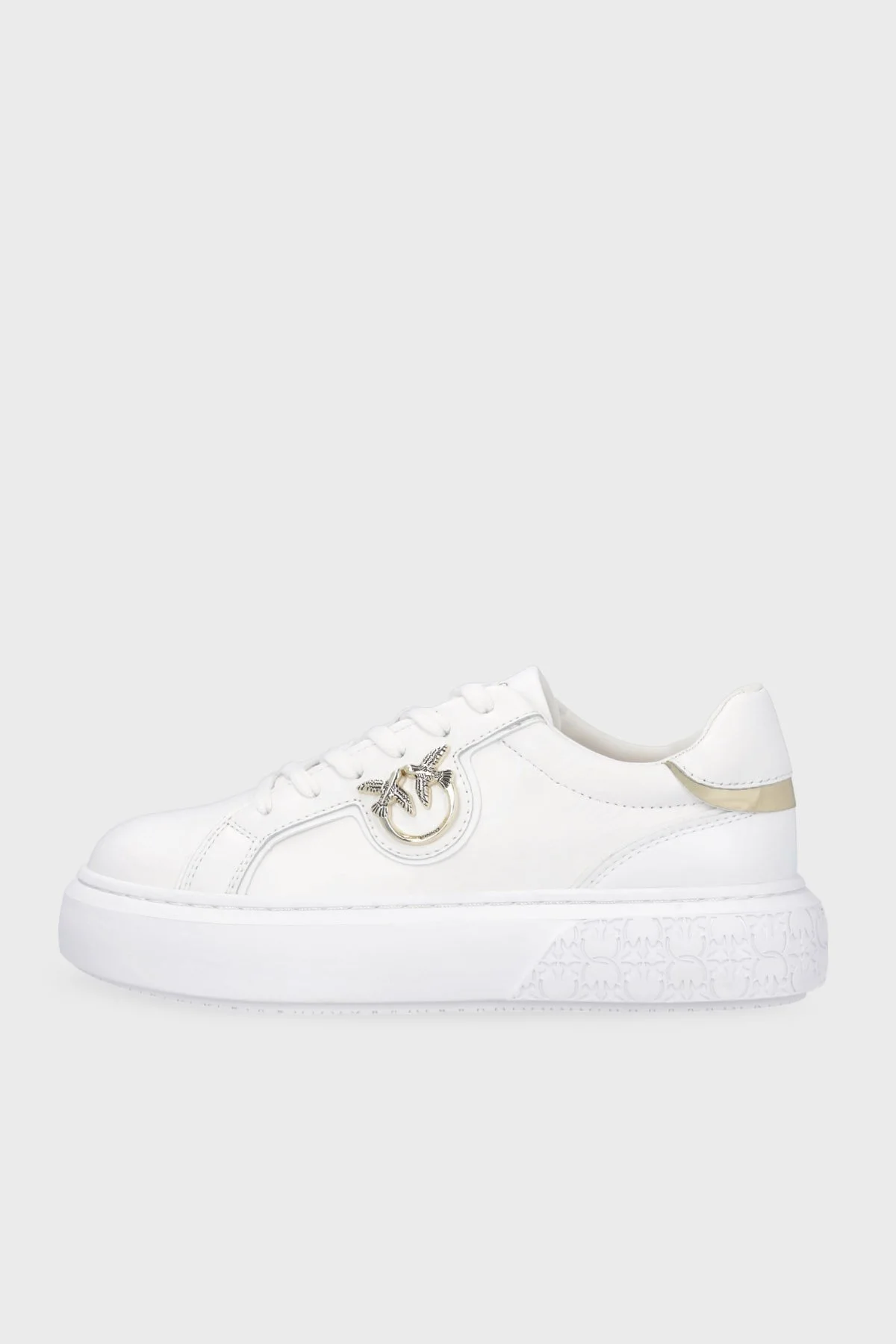 Pinko Hakiki Deri Sneaker Bayan Ayakkabı SS0003 P014 ZIA BEYAZ - 13
