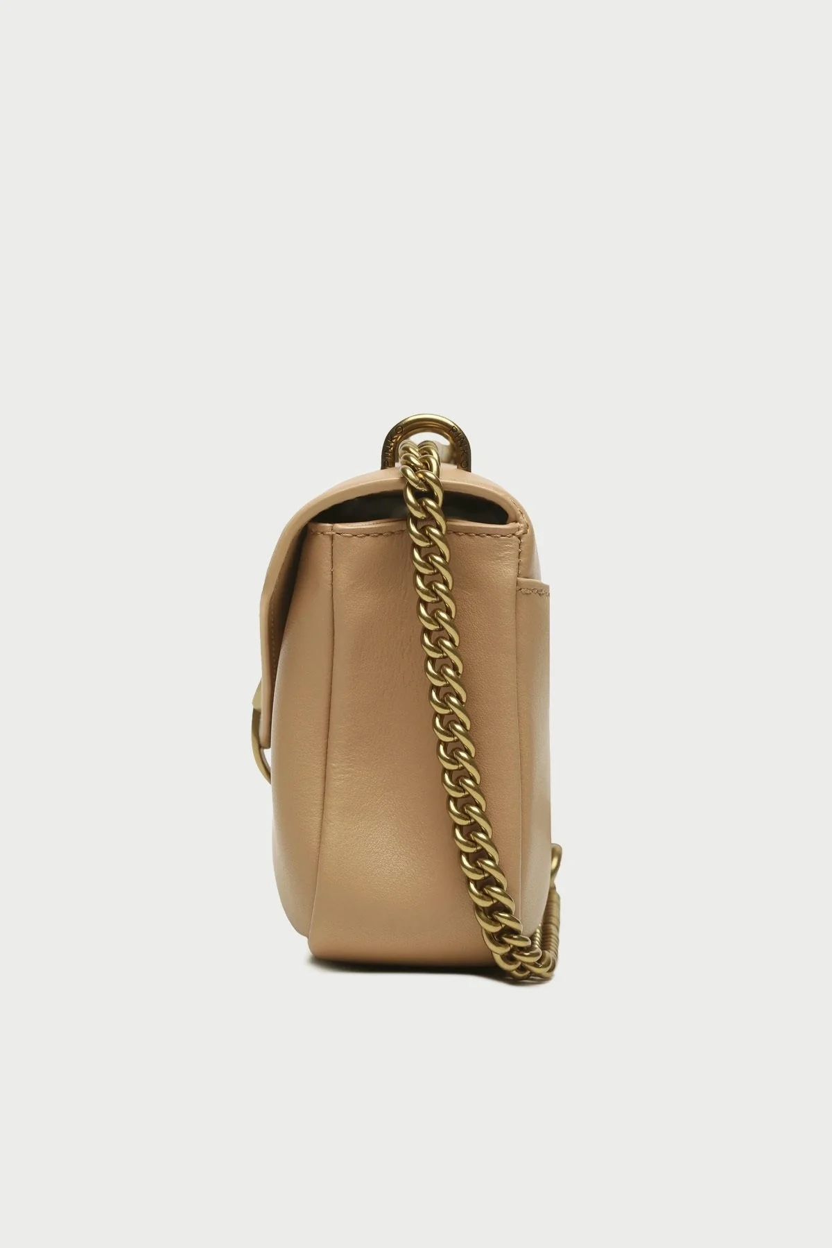 Pinko Hakiki Deri Zincirli Omuz Askılı Bayan Çanta 101749 A0QO C71Q PUDRA - 2