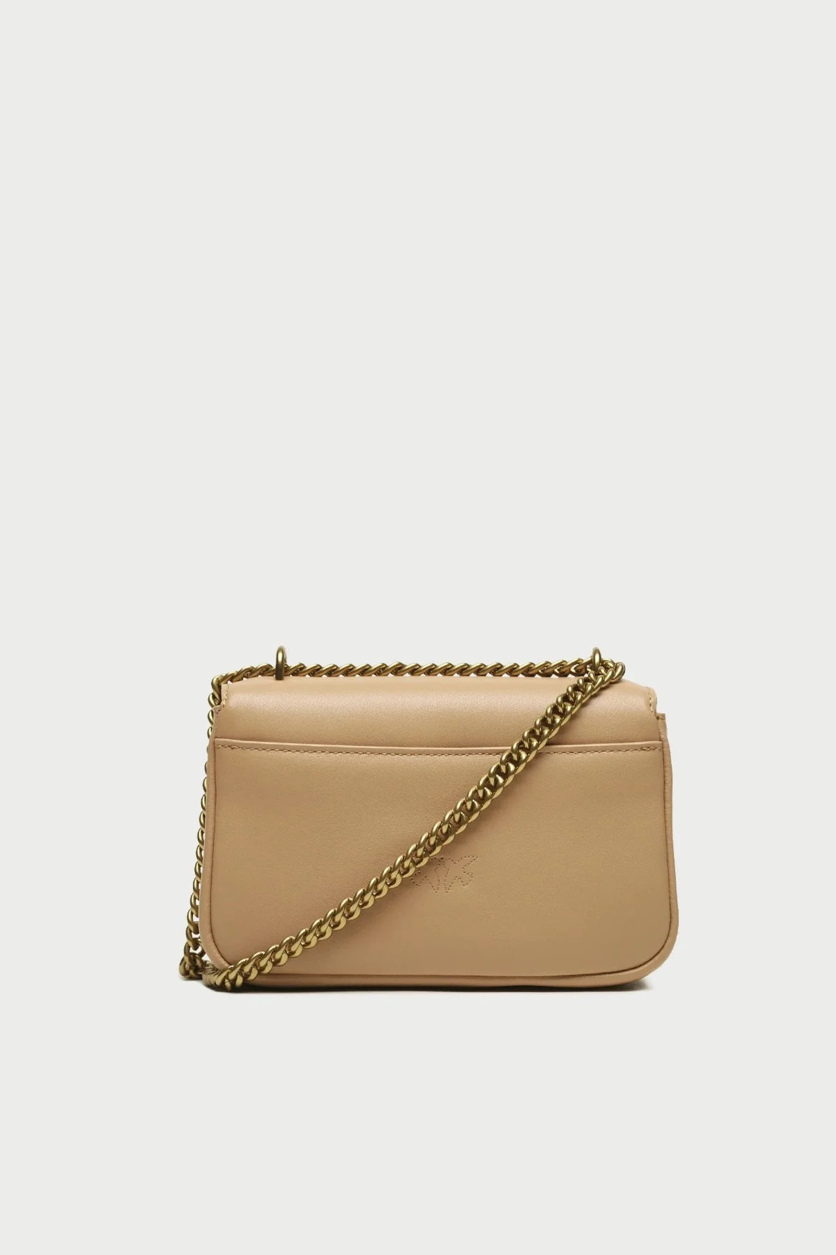 Pinko Hakiki Deri Zincirli Omuz Askılı Bayan Çanta 101749 A0QO C71Q PUDRA - 3