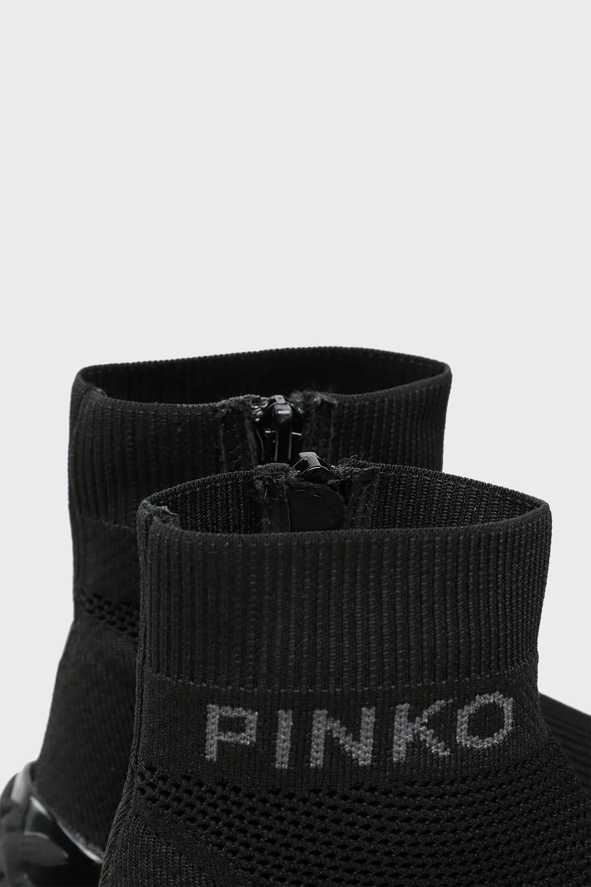 Pinko Kalın Tabanlı Bilekli Sneaker Bayan Ayakkabı 101785 A15G Z99 SİYAH - 5