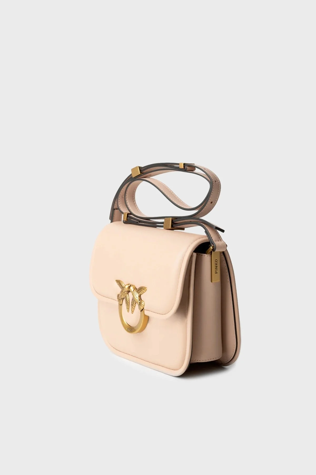 Pinko Logolu Ayarlanabilir Askılı Bayan Çanta 104297 A26L O81Q PUDRA - 8