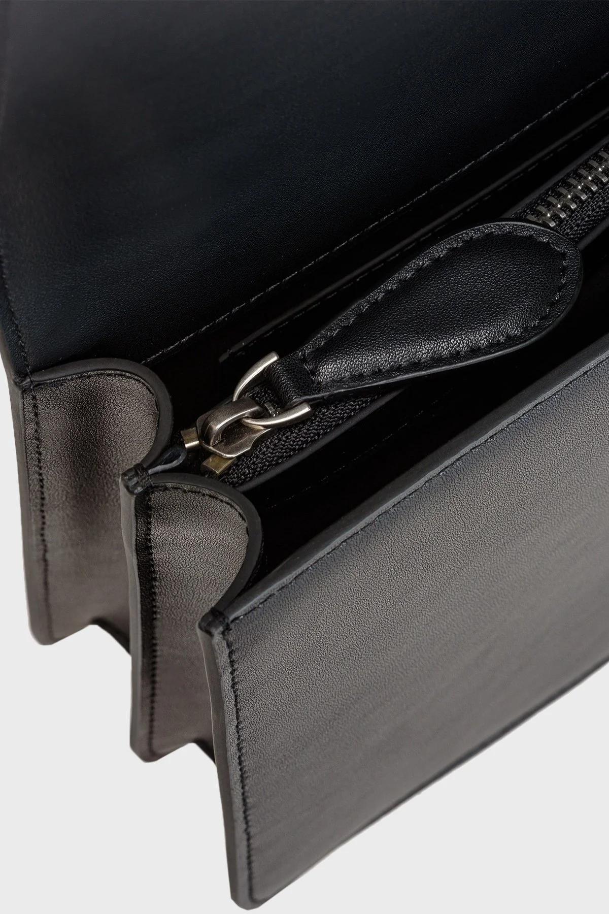 Pinko Logolu Çıkarılabilir Omuz Askılı % 100 Deri Bayan Çanta 1P22TT Y5H7 Z99O SİYAH - 6