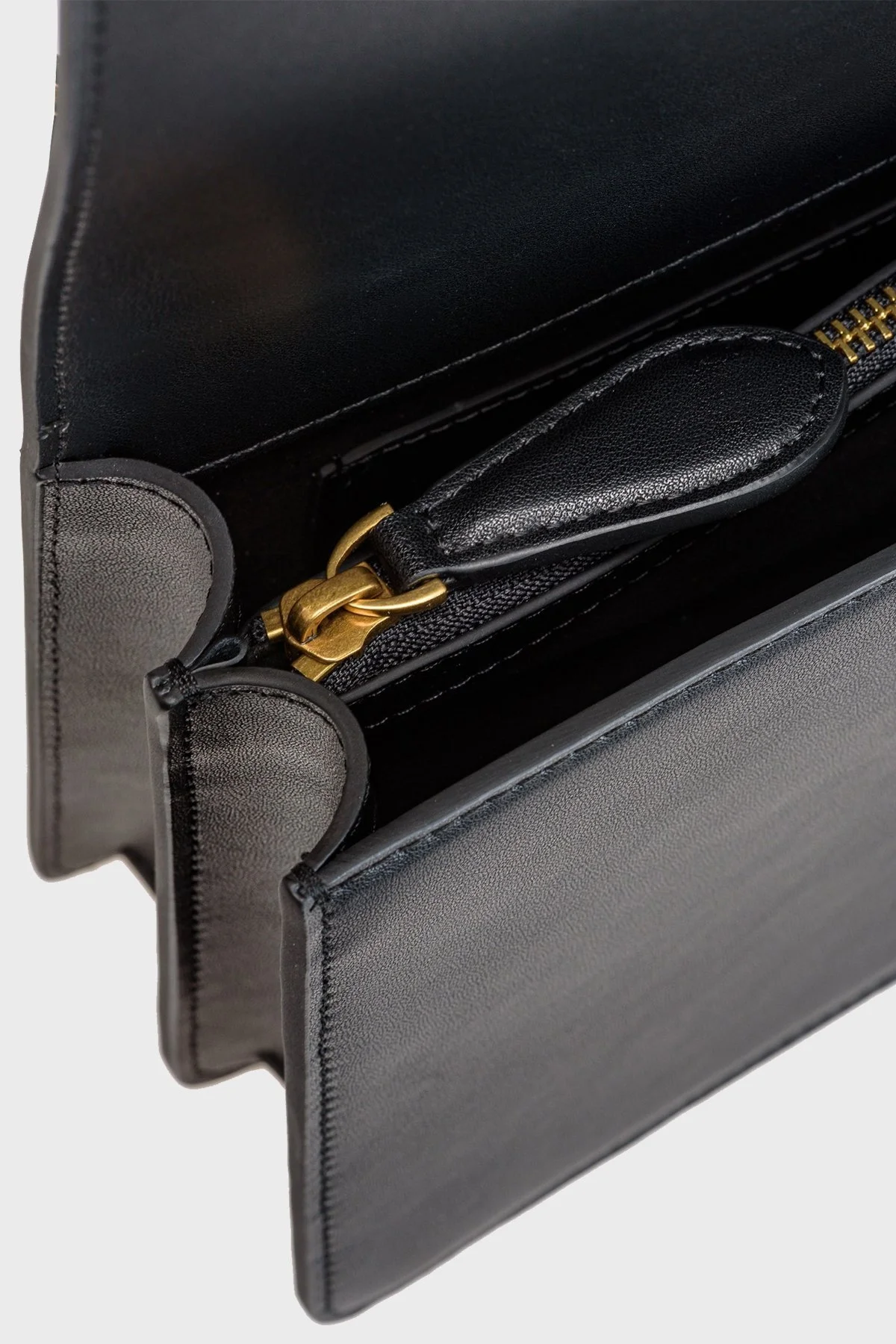 Pinko Logolu Çıkarılabilir Omuz Askılı % 100 Deri Bayan Çanta 1P22TT Y5H7 Z99Q SİYAH - 6