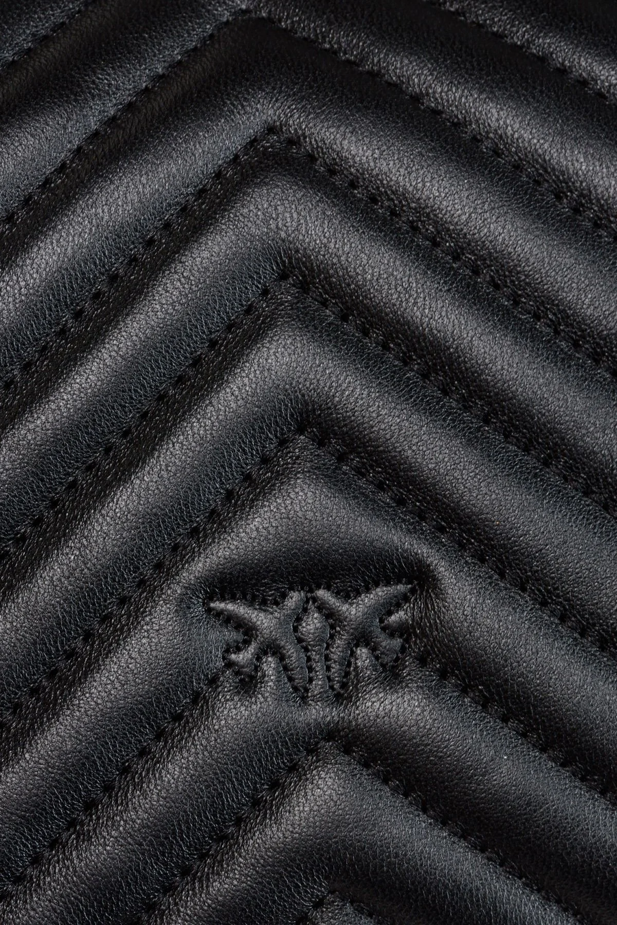 Pinko Logolu Çıkarılabilir Zincir Askılı % 100 Deri Bayan Çanta 1P22UM A03Z Z99O SİYAH - 7