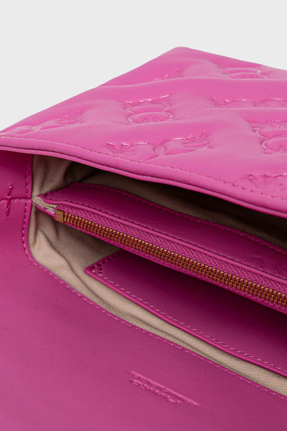 Pinko Logolu Çıkarılabilir Zincir Askılı Bayan Çanta 100044 A2JX P22Q PEMBE - 5