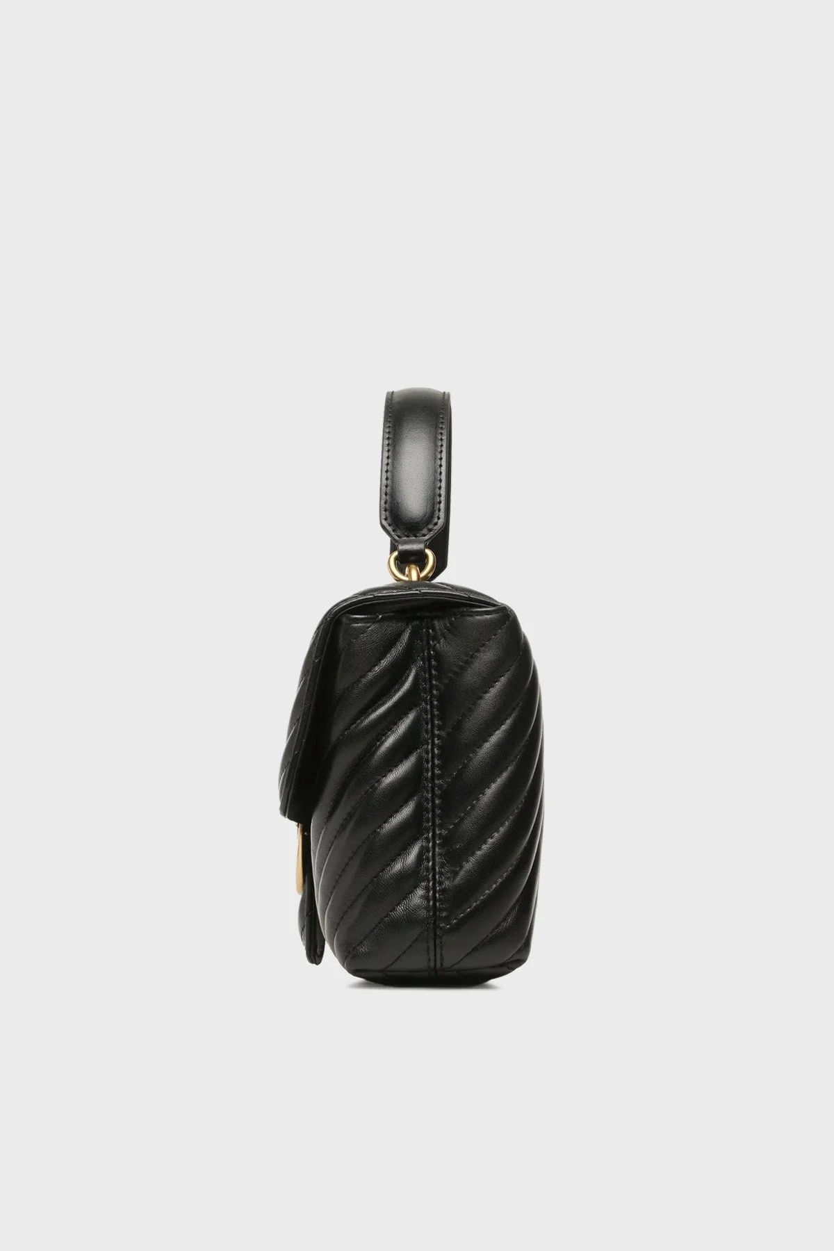 Pinko Logolu Çıkarılabilir Zincir Askılı Hakiki Deri Bayan Çanta 100043 A0GK Z99Q SİYAH - 3