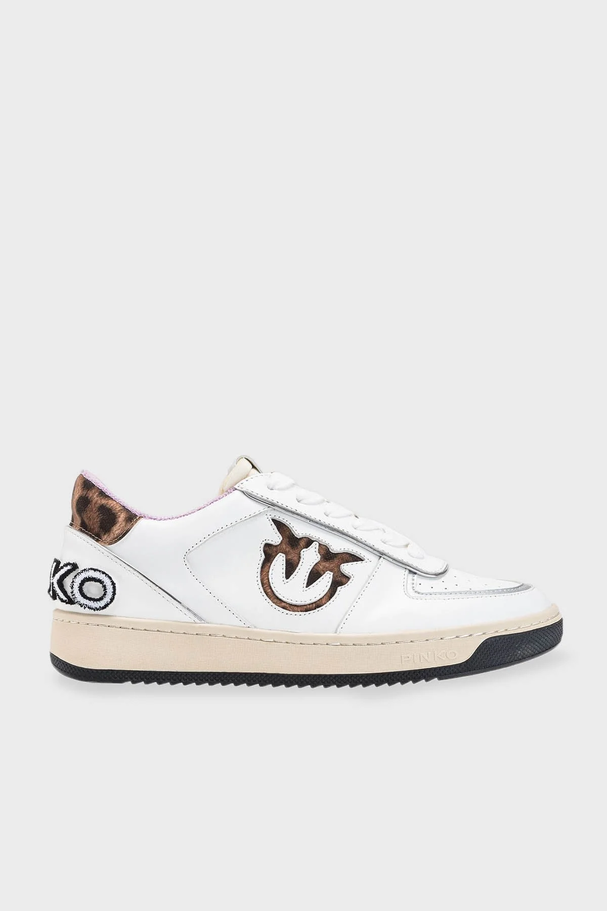Pinko Logolu Deri Sneaker Bayan Ayakkabı 100901 A0NY ZC7 BEYAZ - 1