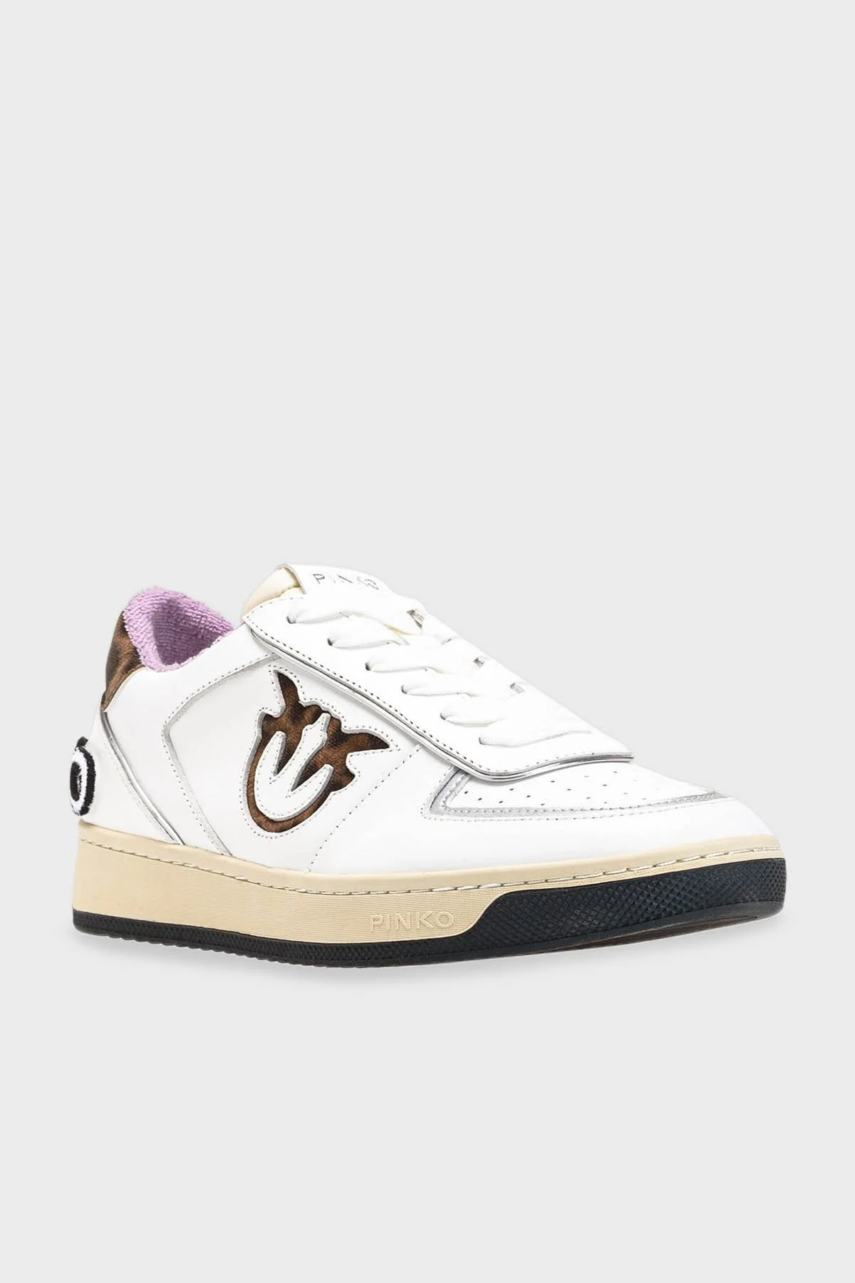 Pinko Logolu Deri Sneaker Bayan Ayakkabı 100901 A0NY ZC7 BEYAZ - 2