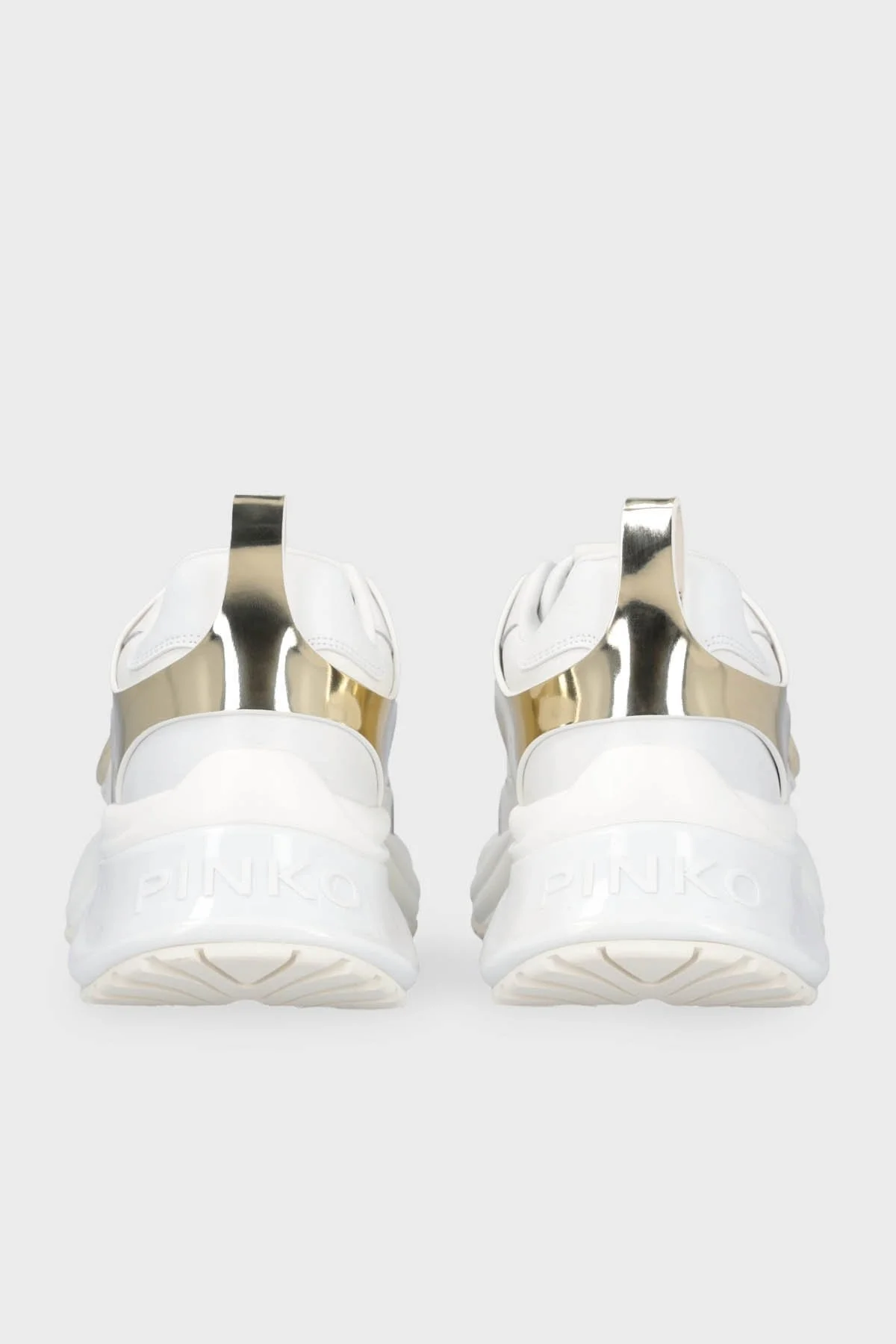 Pinko Logolu Deri Sneaker Bayan Ayakkabı SS0027 P025 Z1B BEYAZ - 14