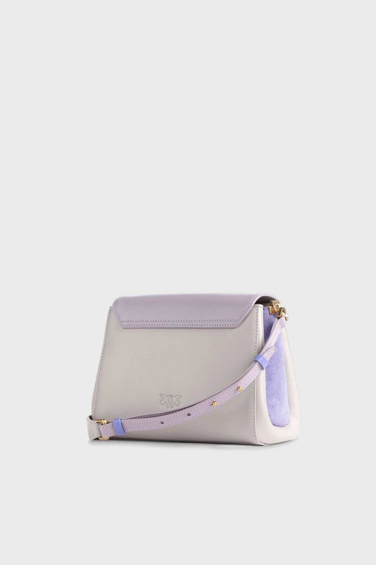 Pinko Logolu Hakiki Deri Bayan Çanta 100791 A0Q1 B7UQ GRİ - 2